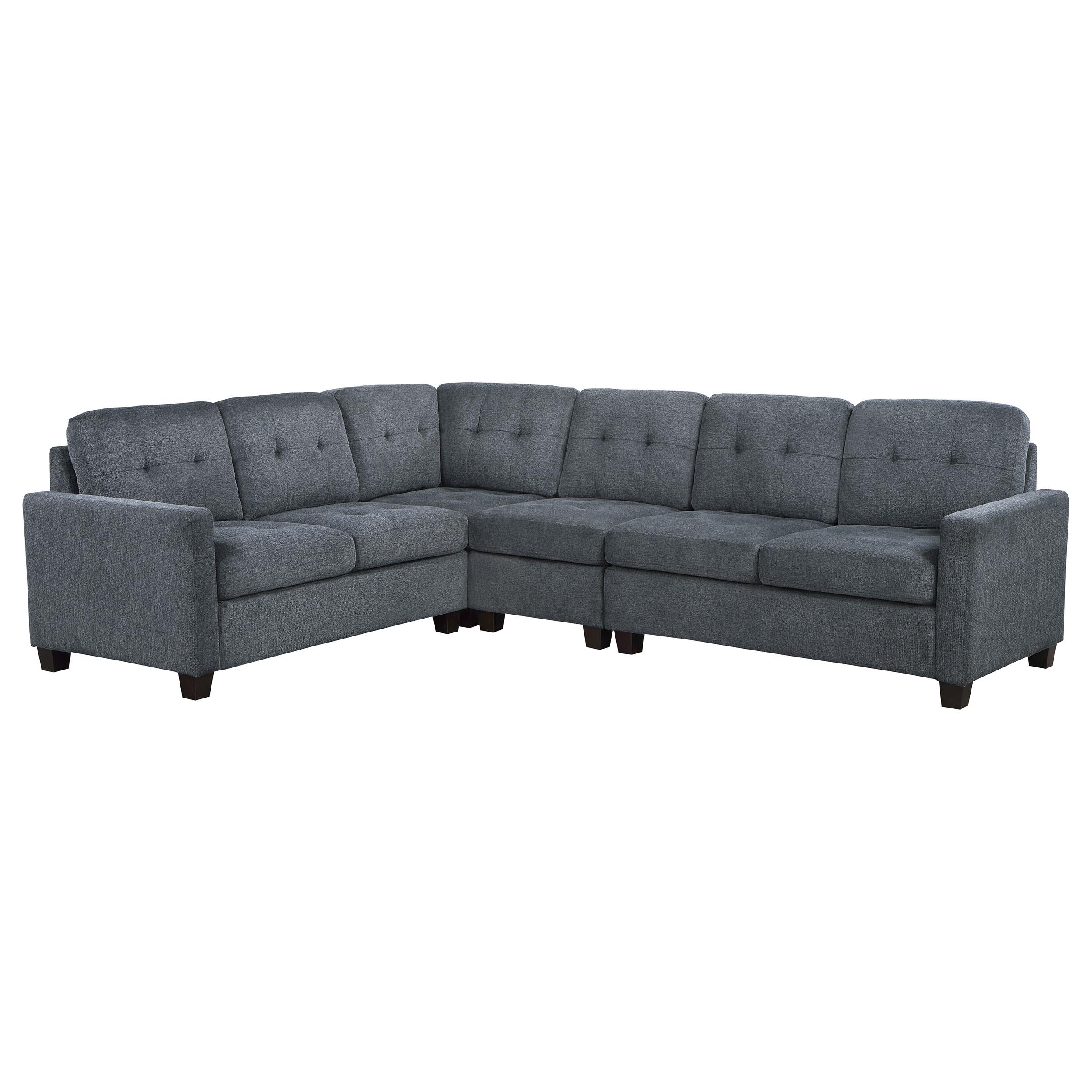 Georgina 4-piece Upholstered Modular Sectional Sofa Beige - Luxury Home Furniture (MI)