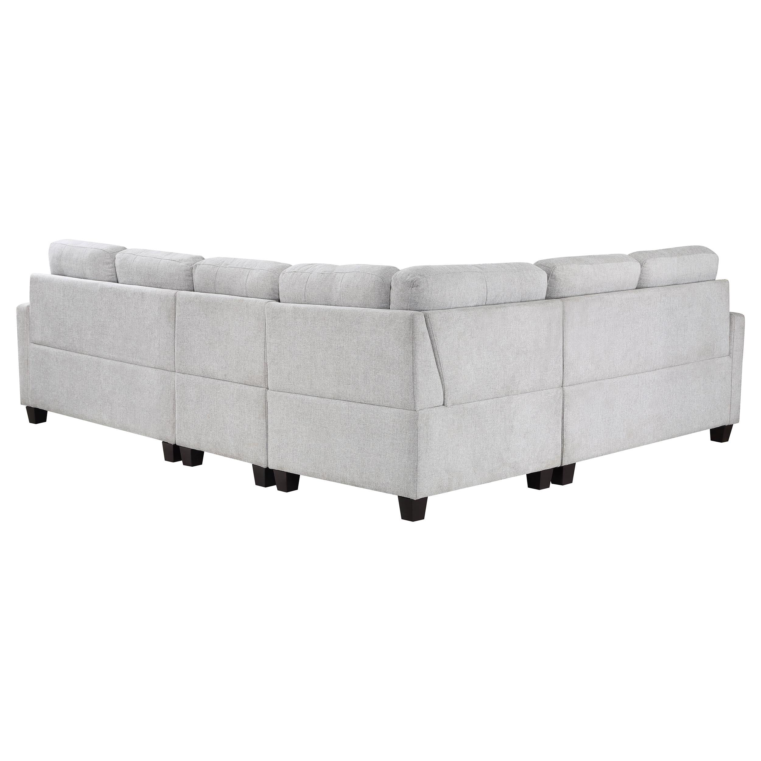 Georgina 4-piece Upholstered Modular Sectional Sofa Beige - Luxury Home Furniture (MI)