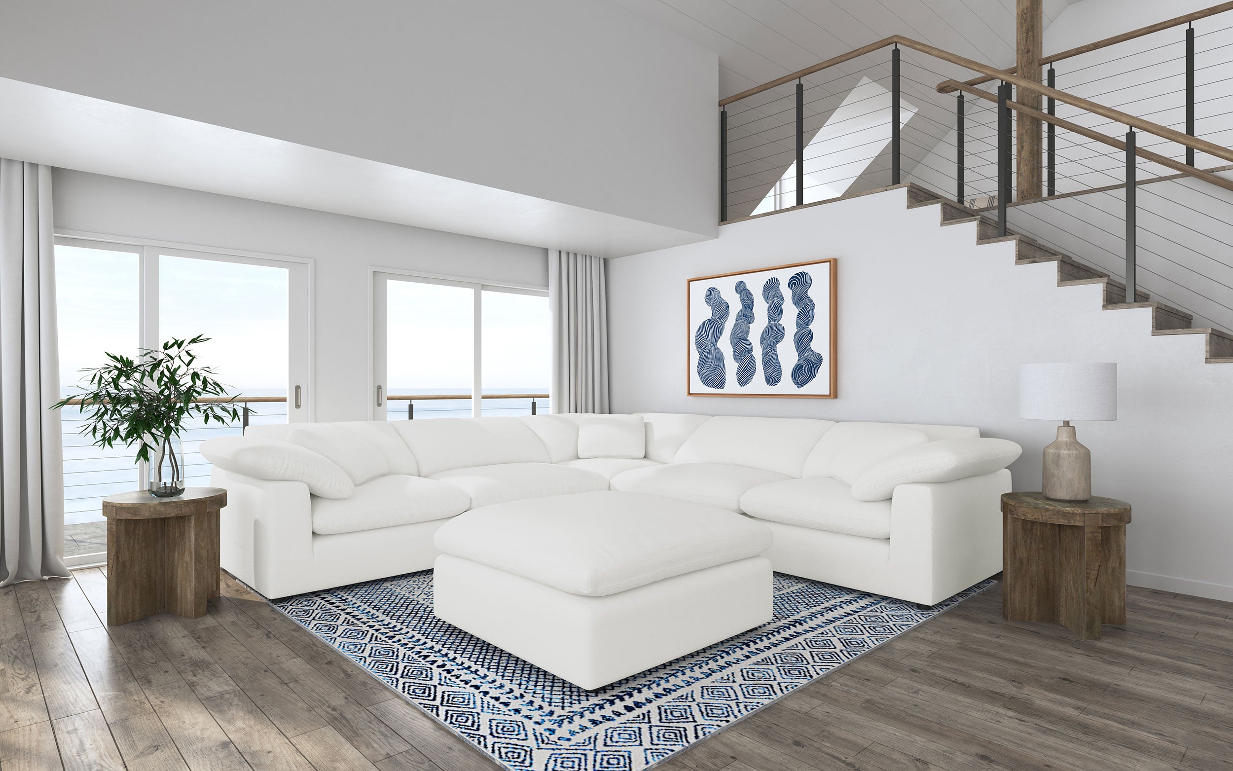 Raleigh Modular Sectionals Upholstered - Luxury Home Furniture (MI)