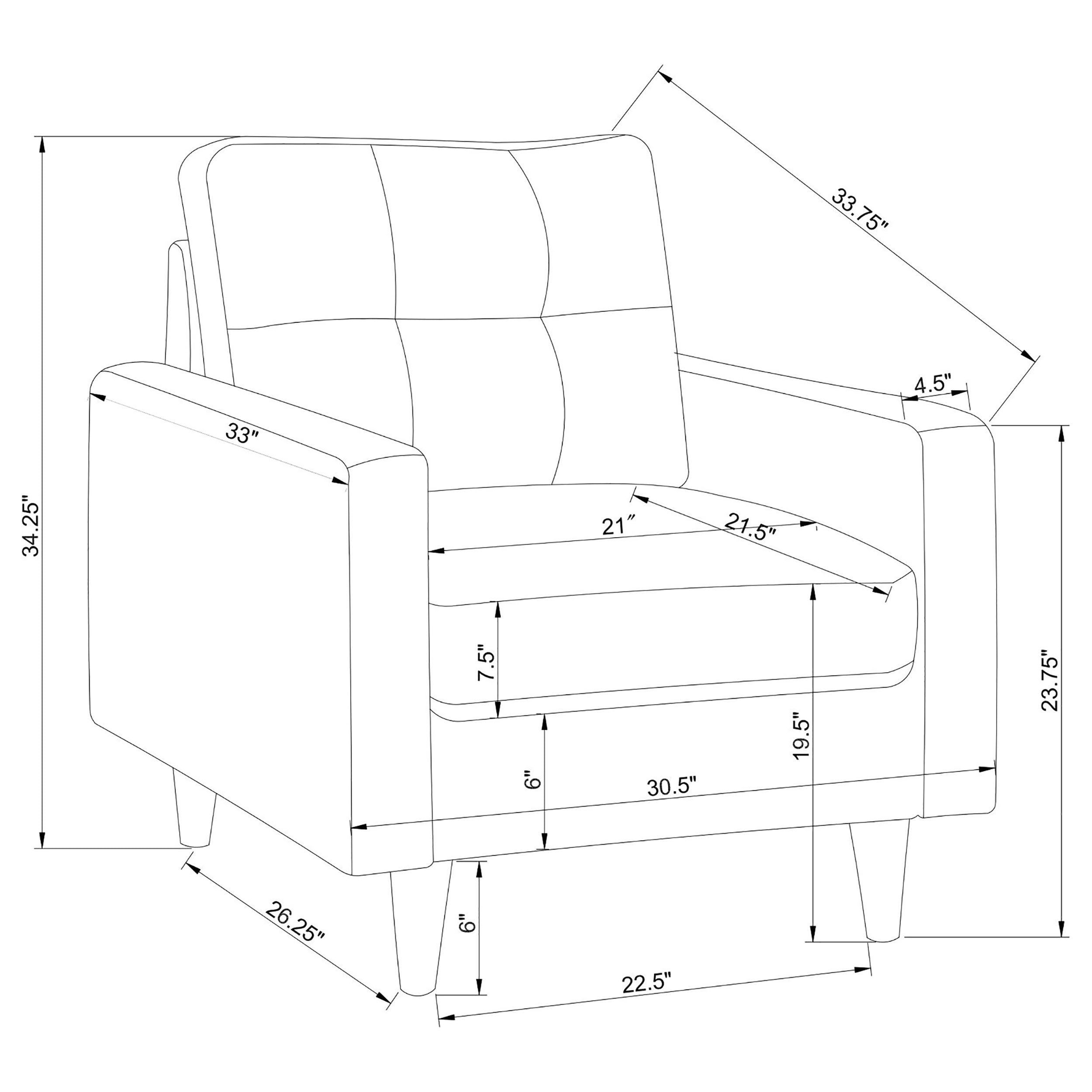 Watsonville Stationary 3 Pc Sets - Luxury Home Furniture (MI)