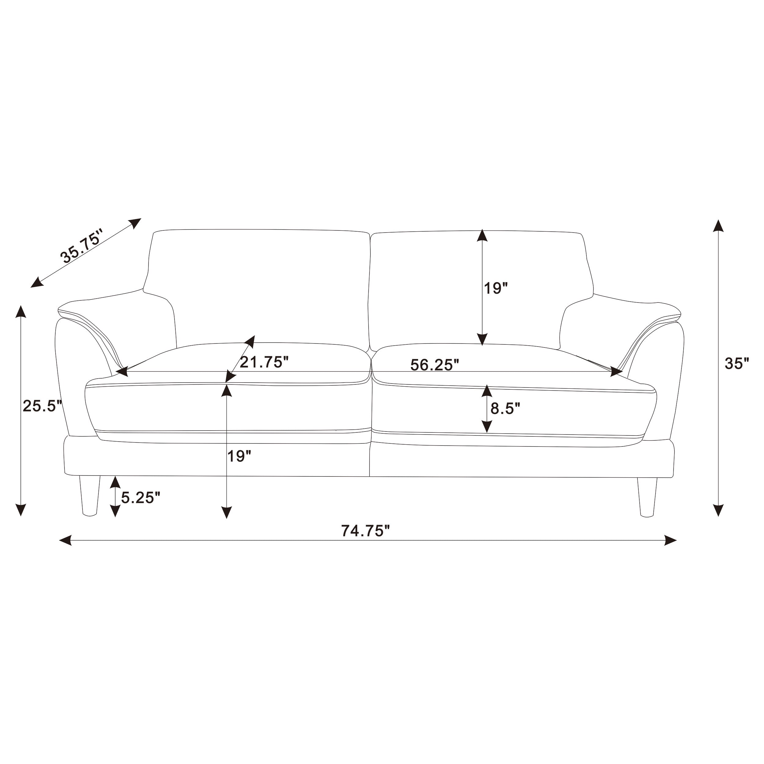 Selma Sofa - Luxury Home Furniture (MI)