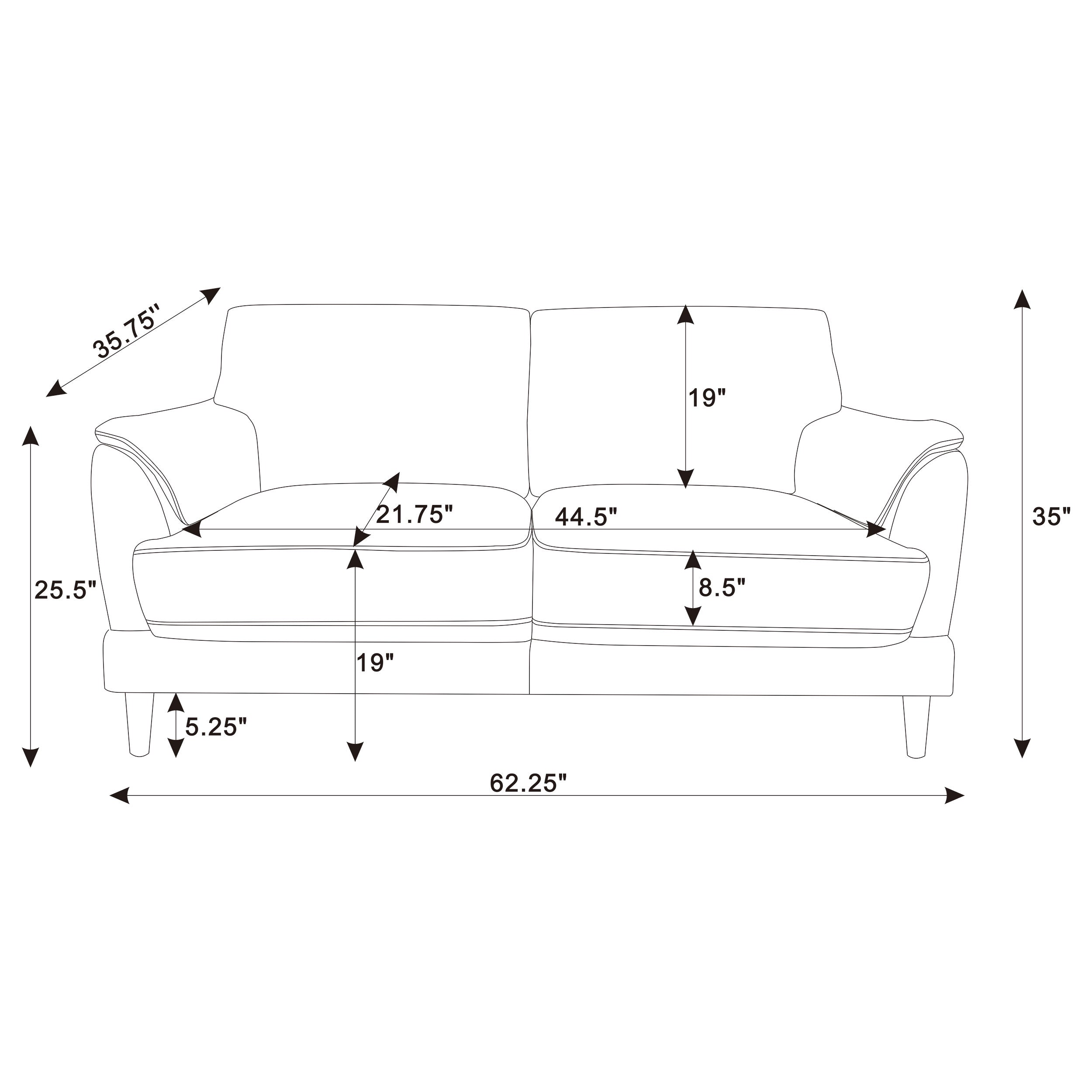 Selma Stationary Loveseats