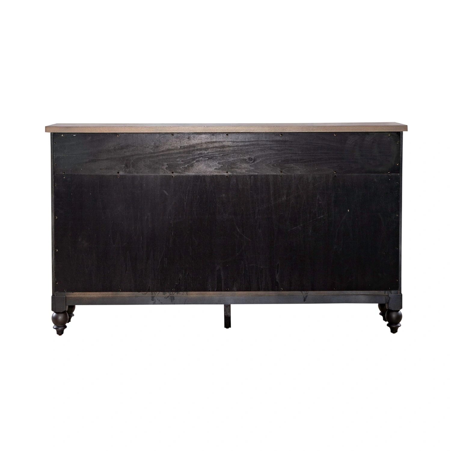 Americana Farmhouse Hall Buffet in Dusty Taupe & Black image