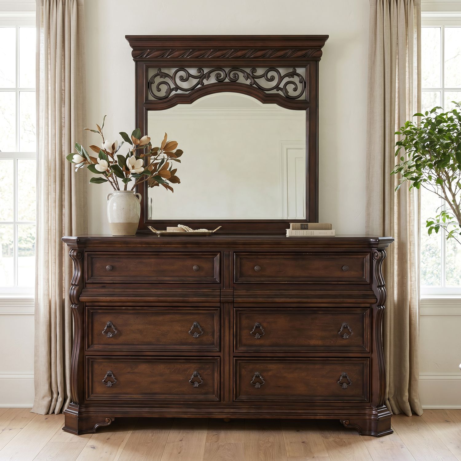 Arbor Place Dresser & Mirror image
