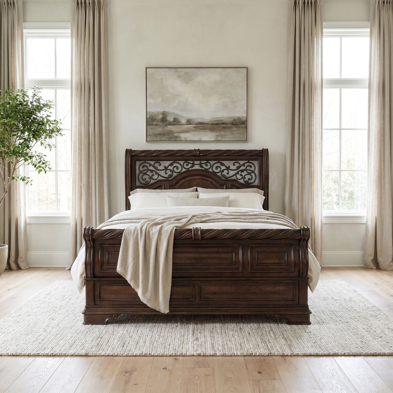 Arbor Place Queen Sleigh Bed image