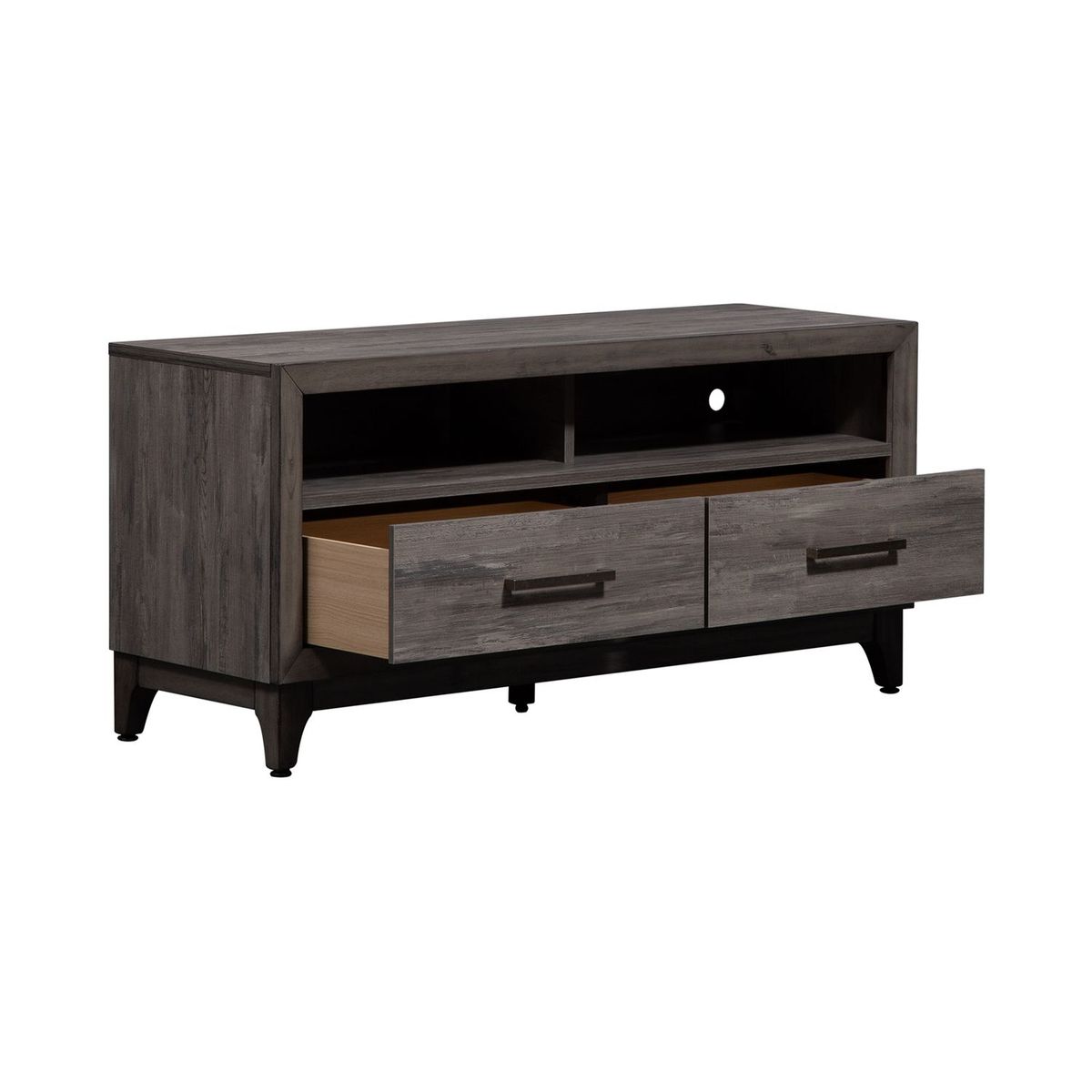Liberty Furniture Mercury 47 Inch TV Console in Driftwood Gray - Luxury Home Furniture (MI)