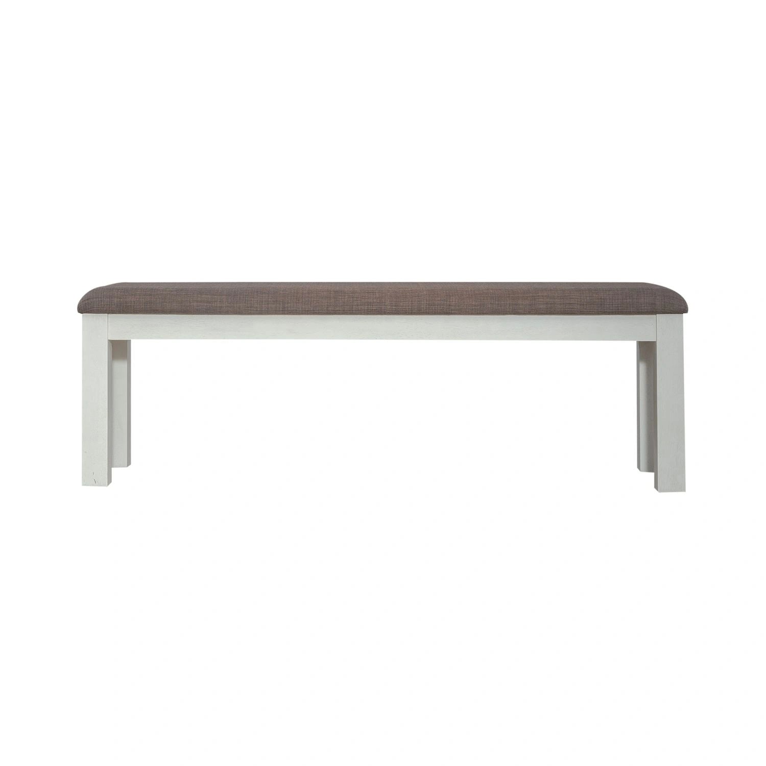 Brook Bay Uph Dining Bench in Textured White image