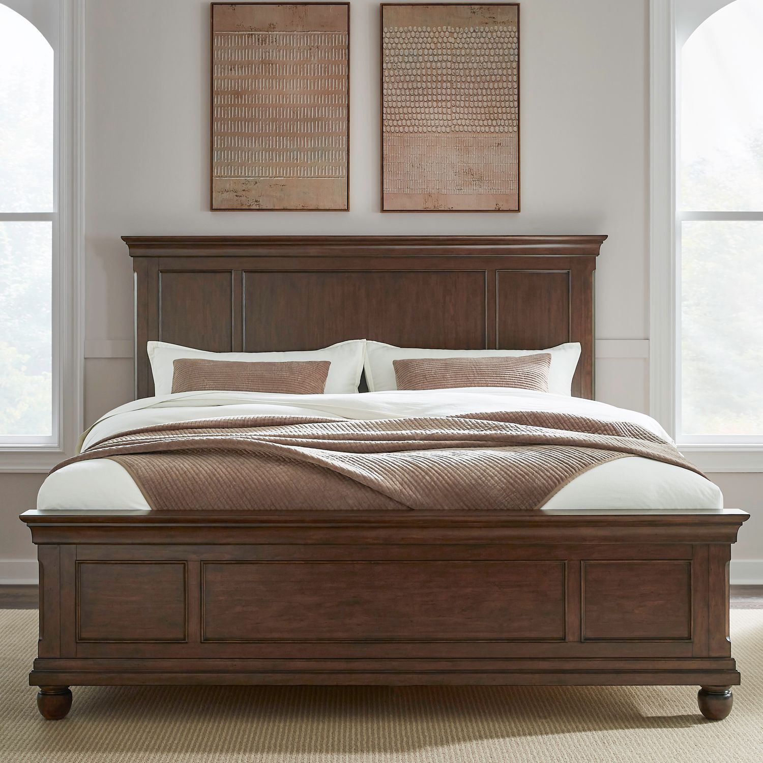 Rustic Traditions King Panel Bed image