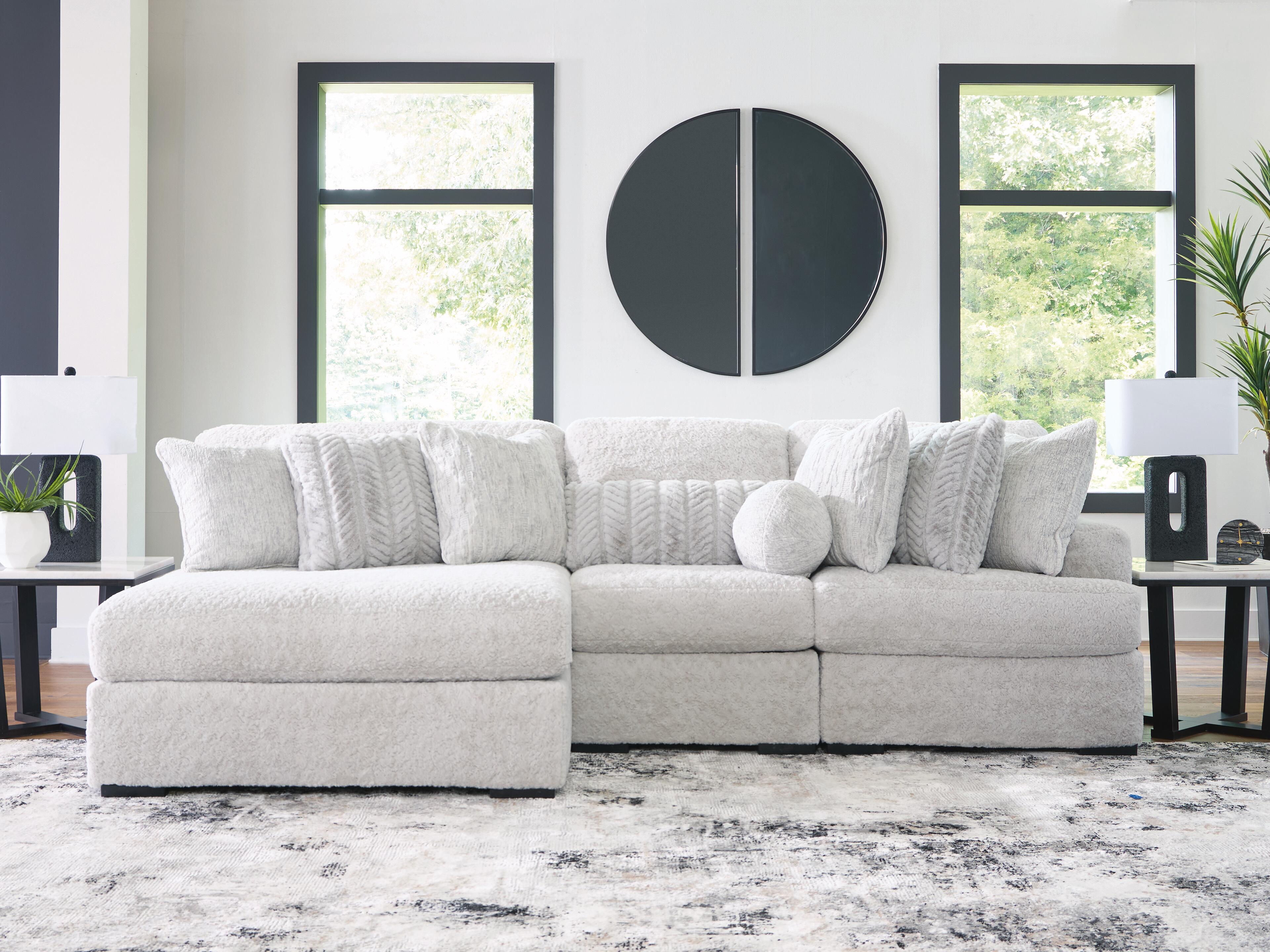 Cuddle Plush Sectional with Chaise - Luxury Home Furniture (MI)