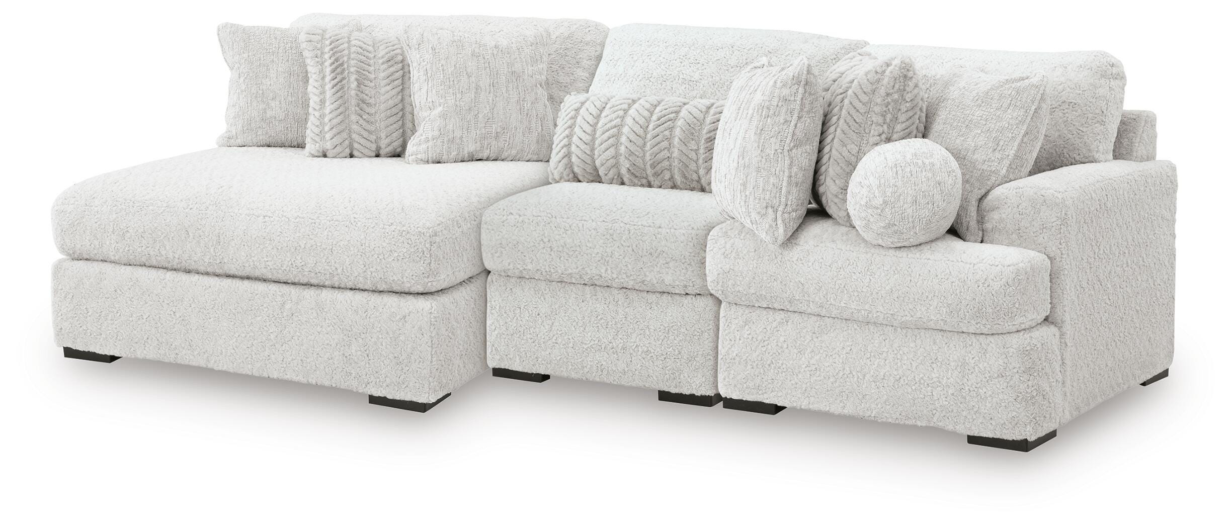 Cuddle Plush Sectional with Chaise - Luxury Home Furniture (MI)