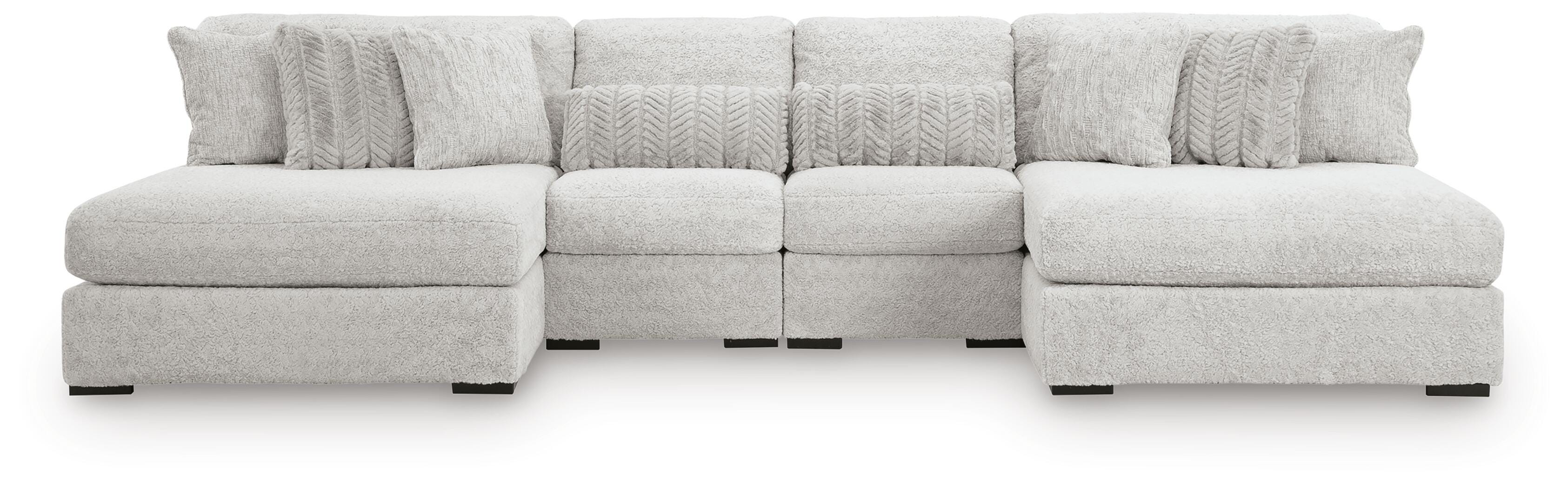 Cuddle Plush Sectional with Chaise - Luxury Home Furniture (MI)