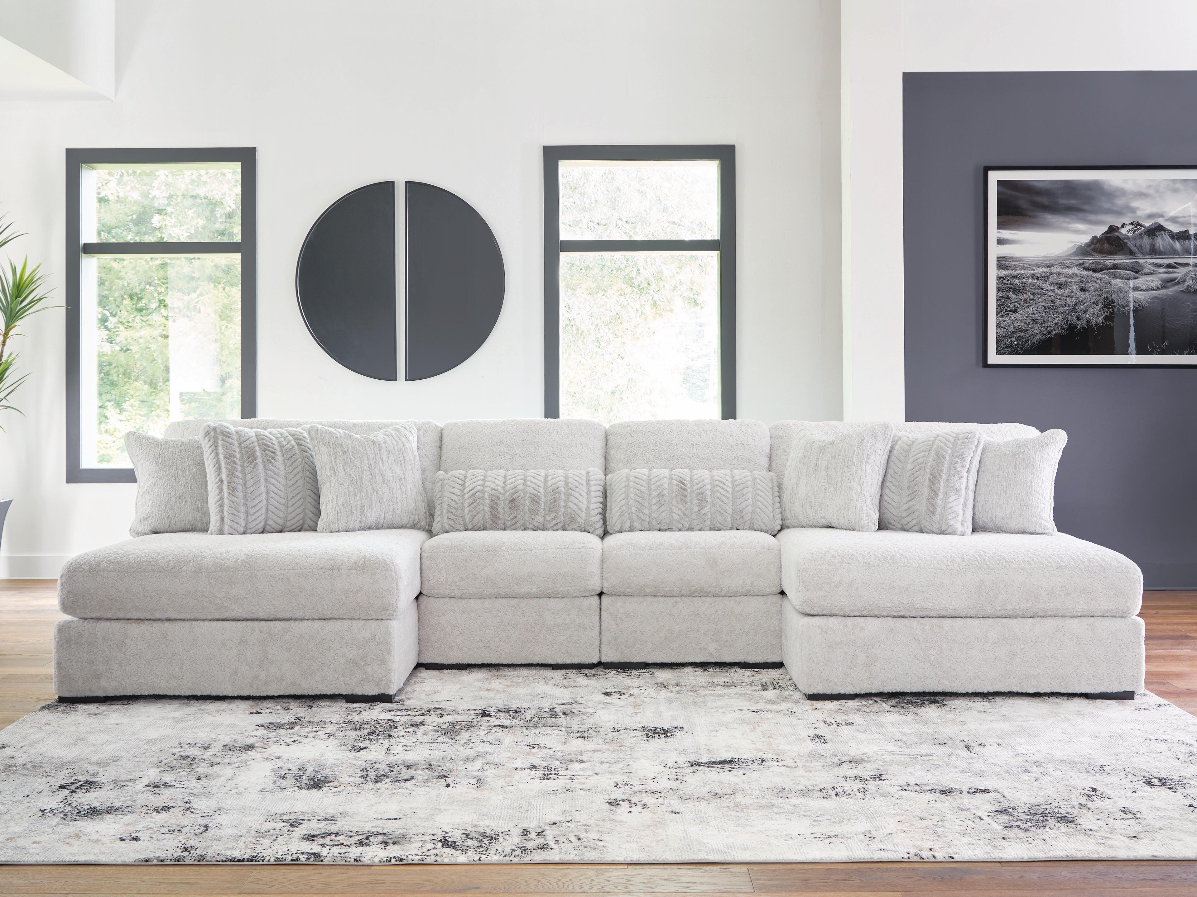 Cuddle Plush Sectional with Chaise - Luxury Home Furniture (MI)