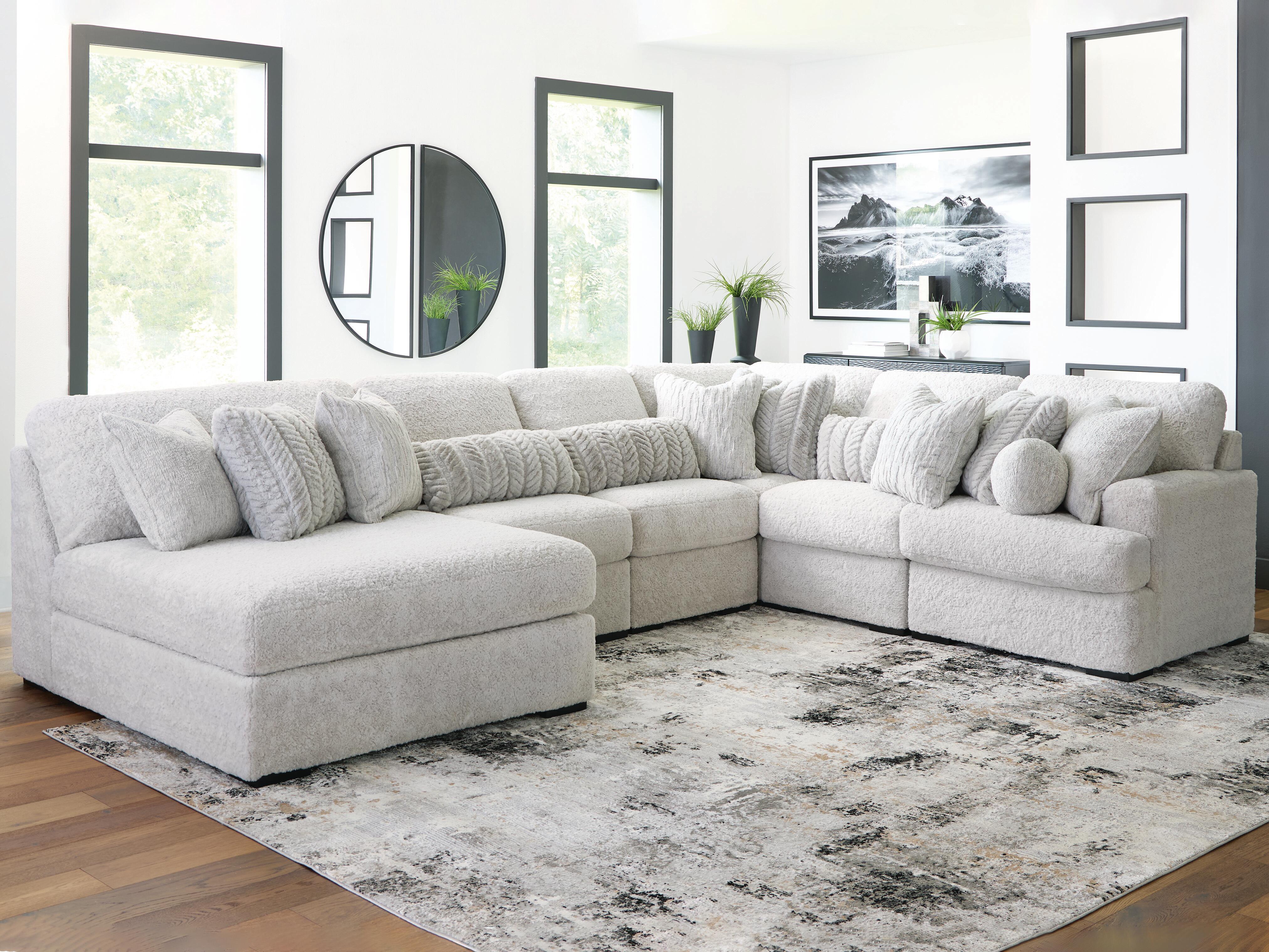 Cuddle Plush Sectional with Chaise - Luxury Home Furniture (MI)