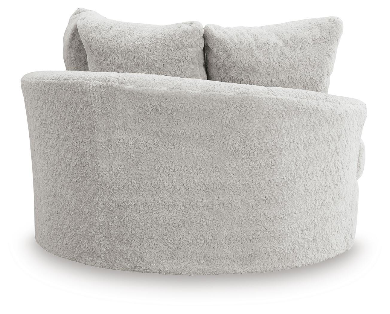Cuddle Plush Oversized Swivel Accent Chair - Luxury Home Furniture (MI)