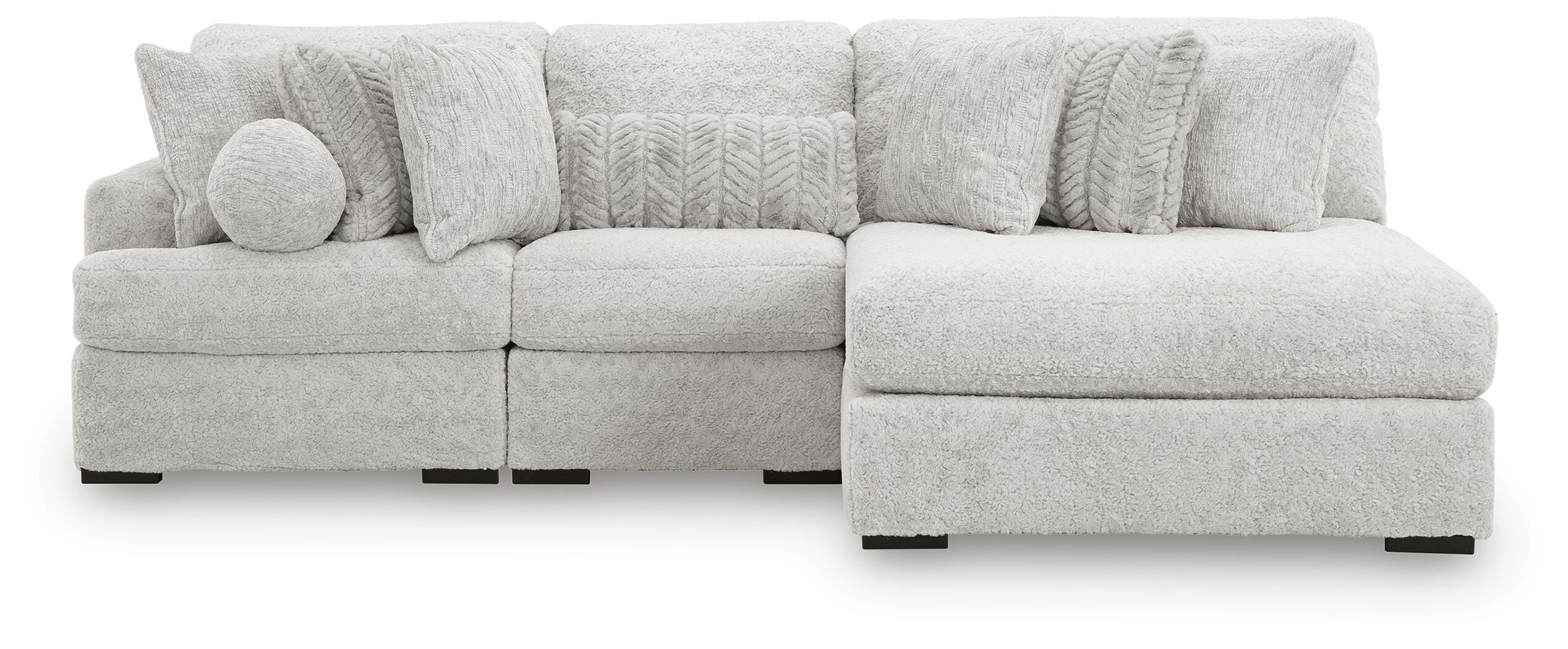 Cuddle Plush Sectional with Chaise - Luxury Home Furniture (MI)