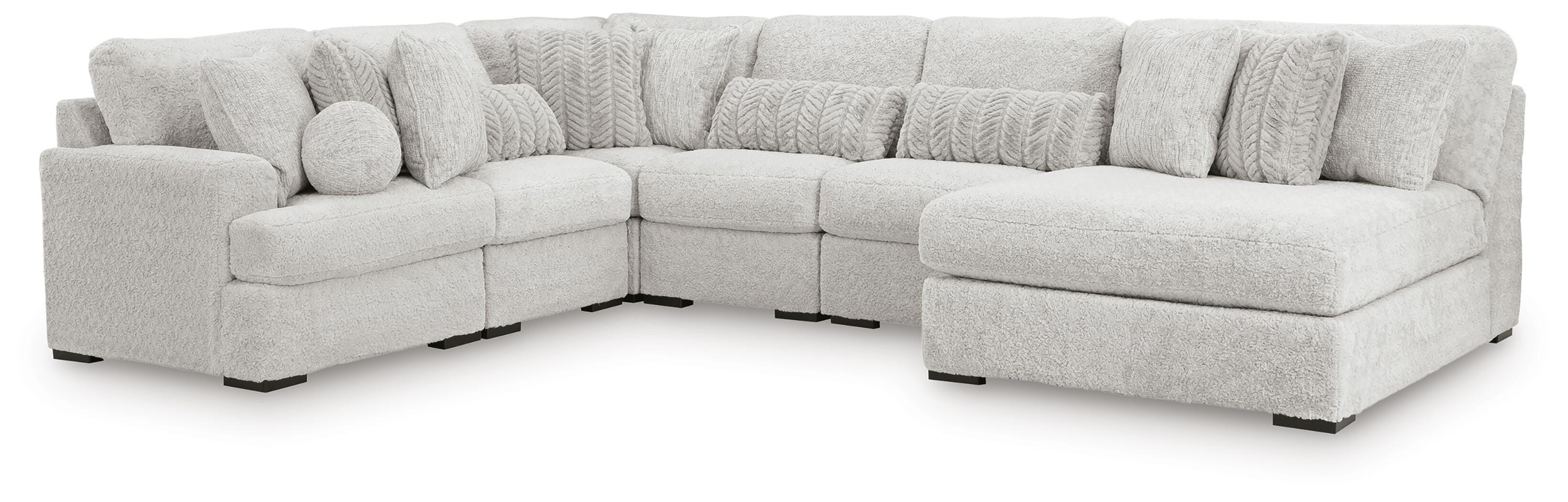 Cuddle Plush Sectional with Chaise - Luxury Home Furniture (MI)