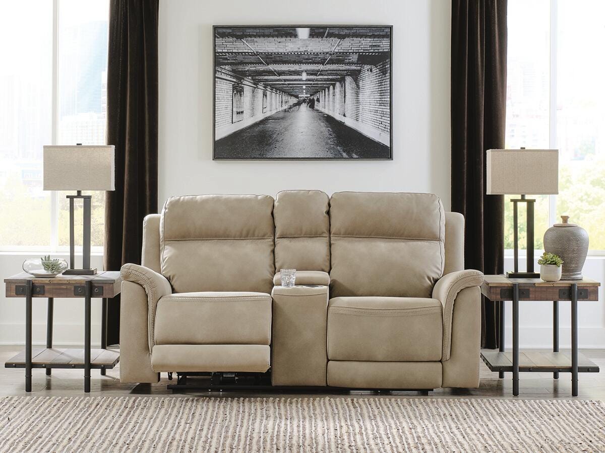 Next-Gen DuraPella Power Reclining Loveseat with Console - Luxury Home Furniture (MI)