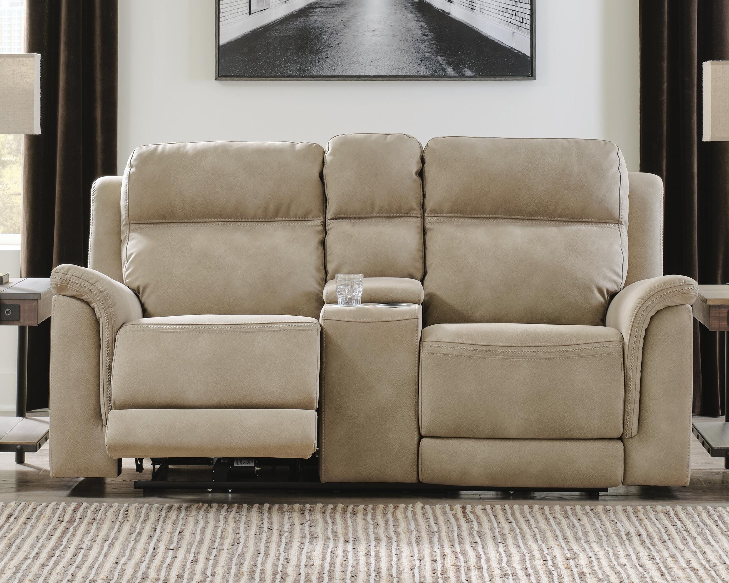 Next-Gen DuraPella Power Reclining Loveseat with Console - Luxury Home Furniture (MI)