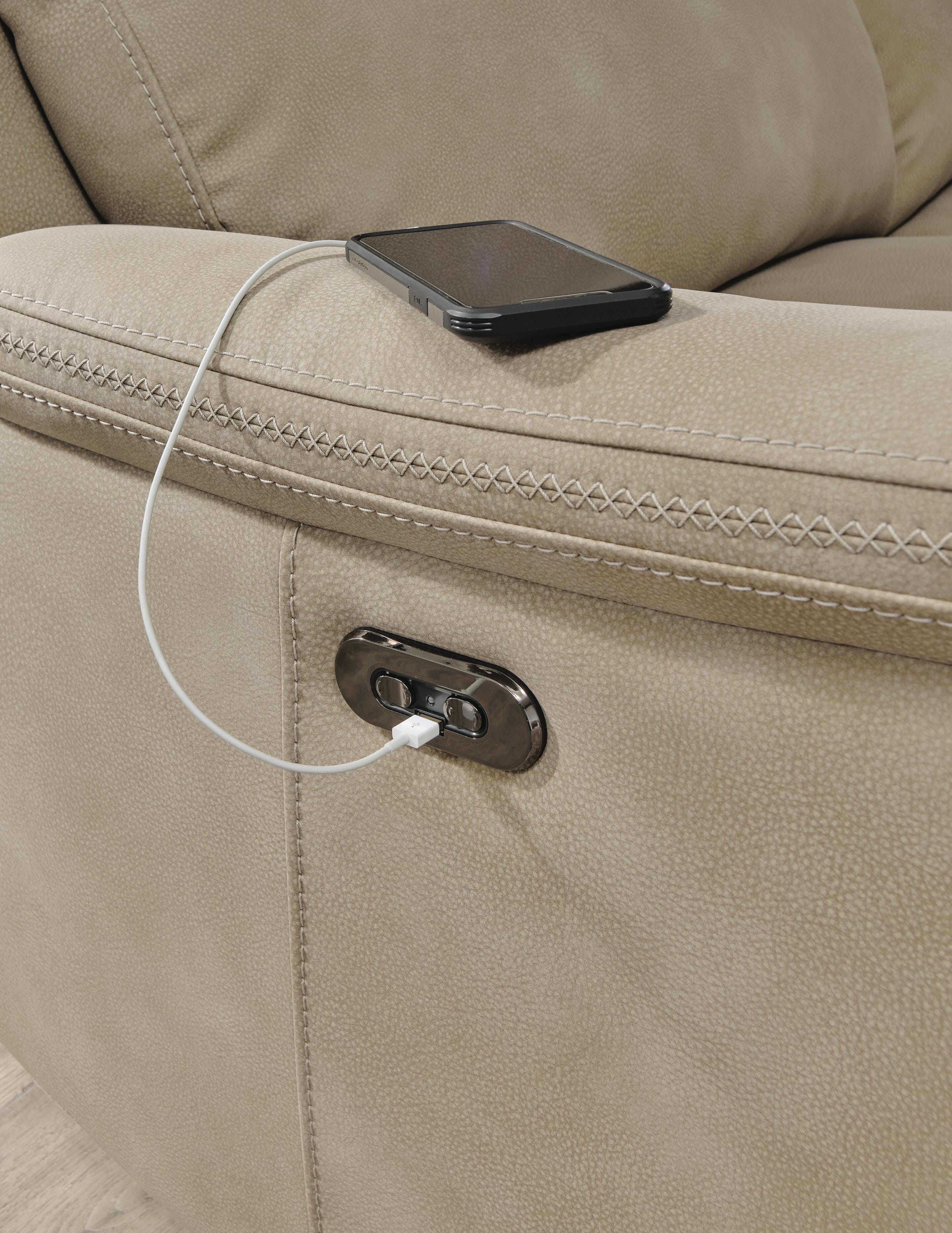 Next-Gen DuraPella Power Reclining Loveseat with Console - Luxury Home Furniture (MI)