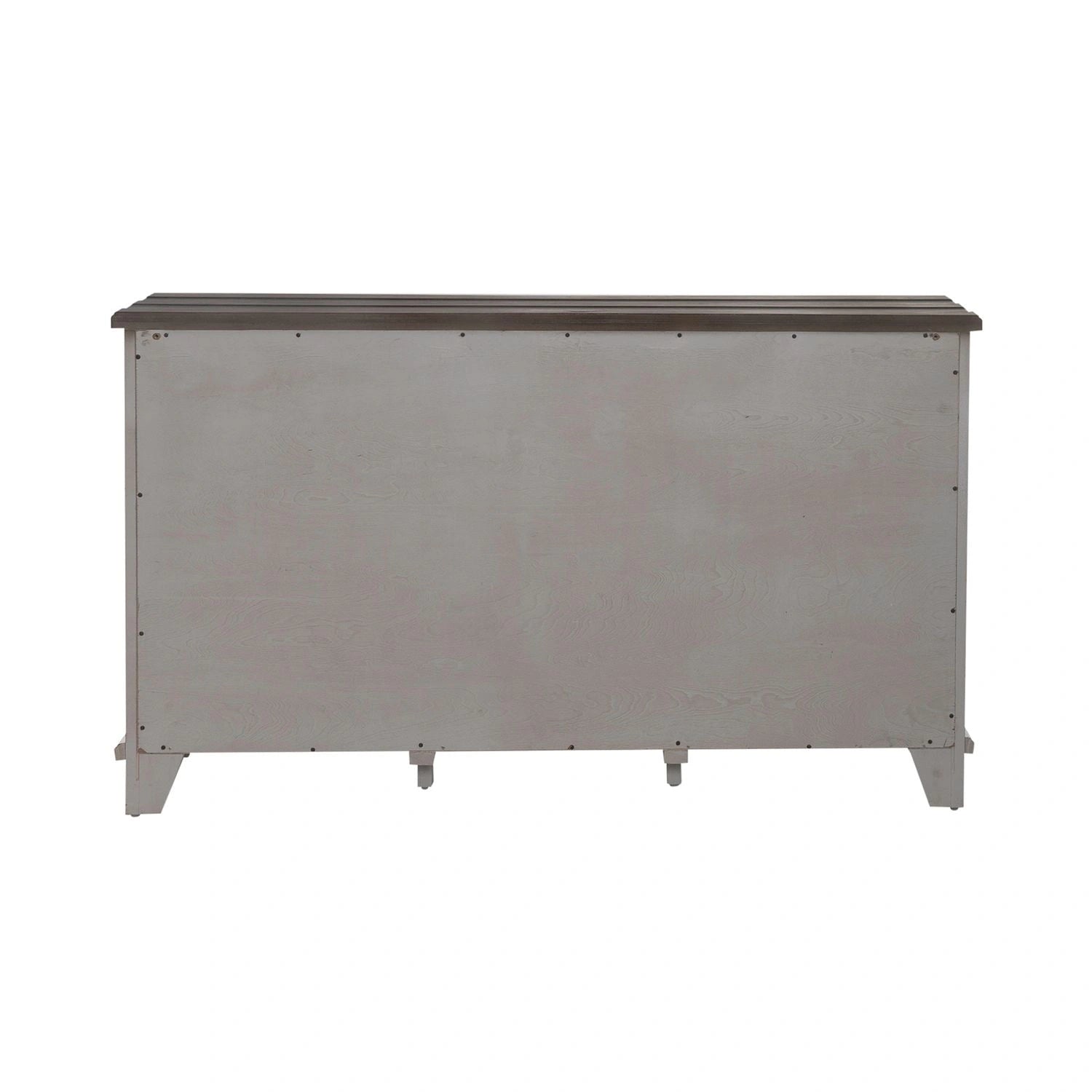 River Place Accent Server in Riverstone White & Tobacco image