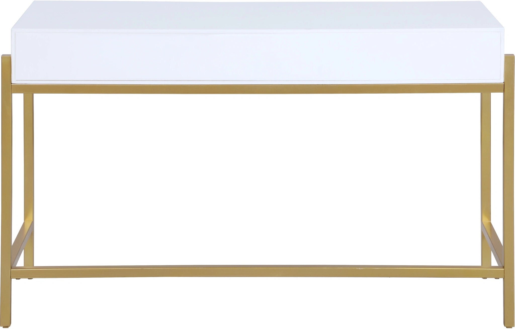 Abigail White / Gold Desk/Console