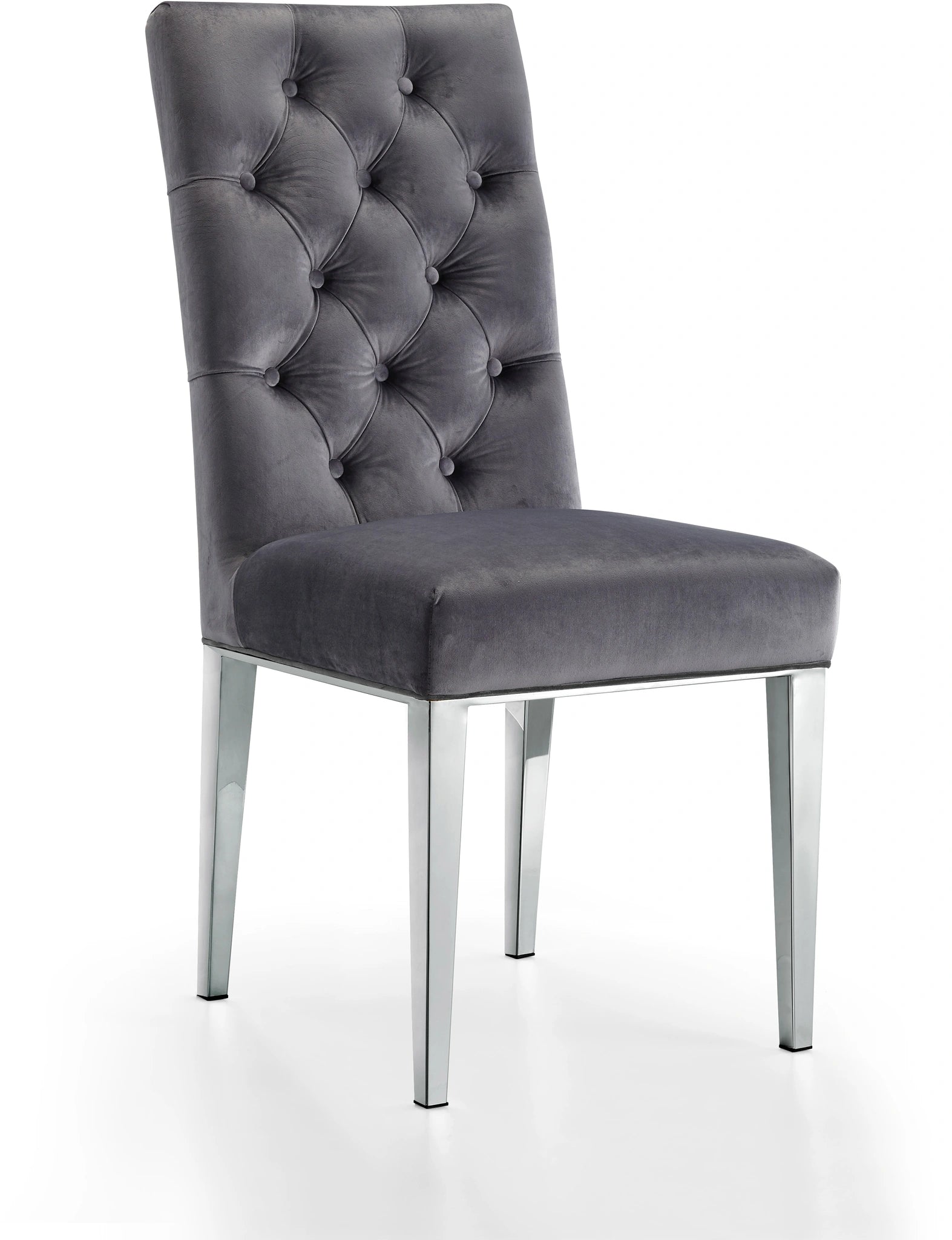 Juno Grey Velvet Dining Chair