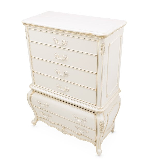 AICO Lavelle 6-Drawer Chest in Classic Pearl - Luxury Home Furniture (MI)