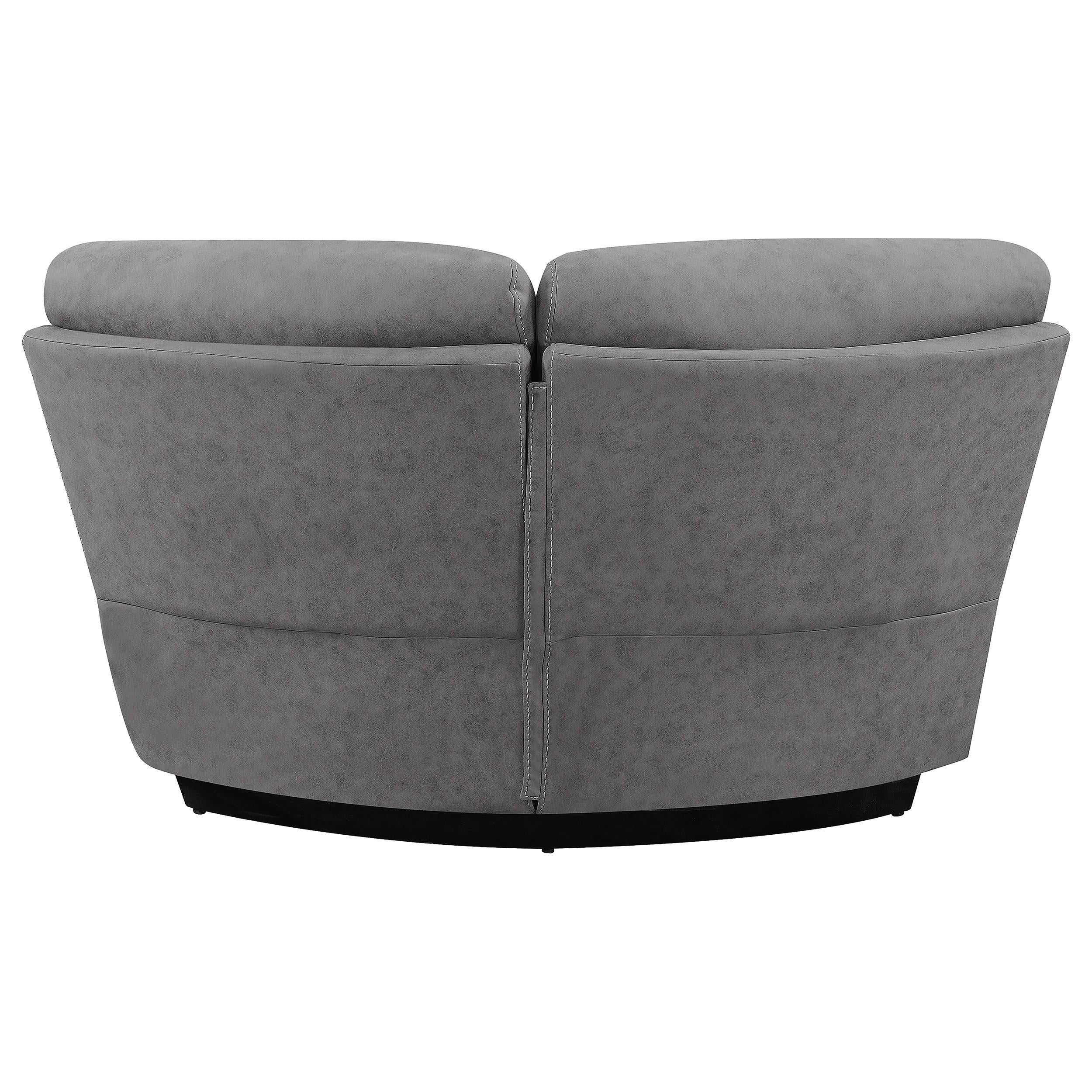 Higgins Upholstered Wedge Grey - Luxury Home Furniture (MI)