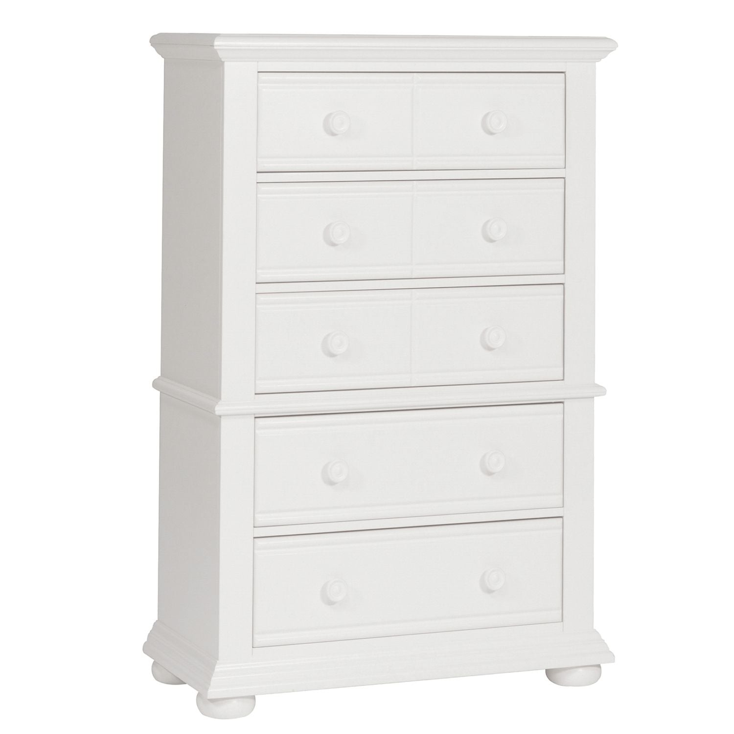 Summer House 5 Drawer Chest in Oyster White