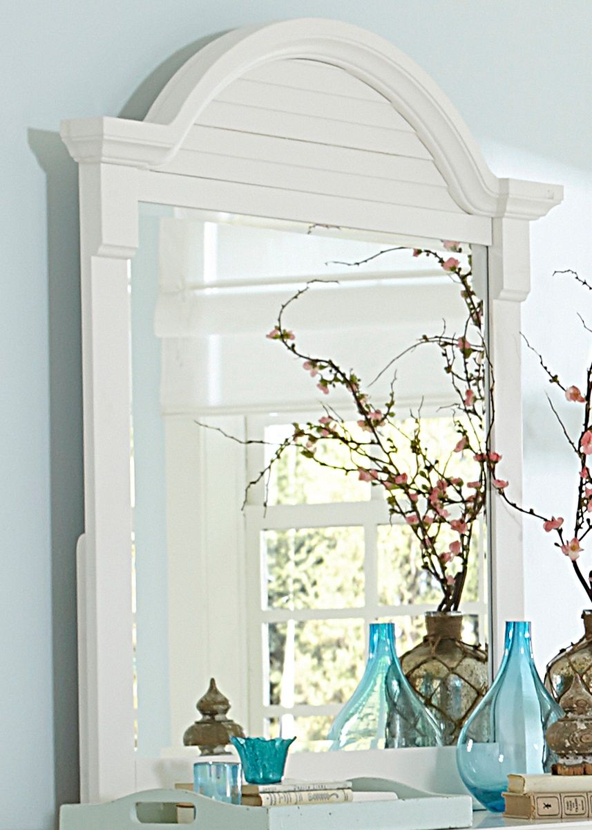 Liberty Furniture Summer House Mirror in Oyster White - Luxury Home Furniture (MI)
