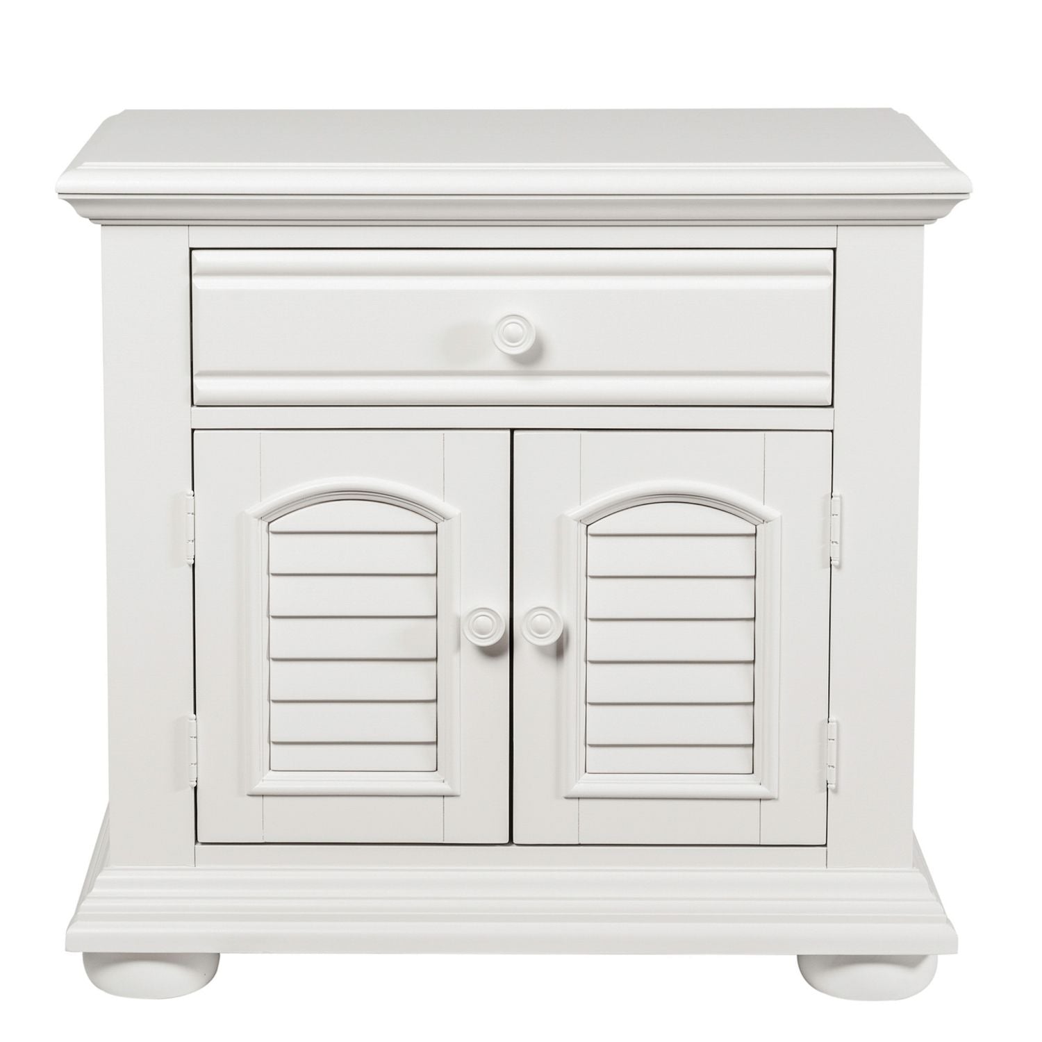 Summer House 1 Drawer Nightstand in Oyster White
