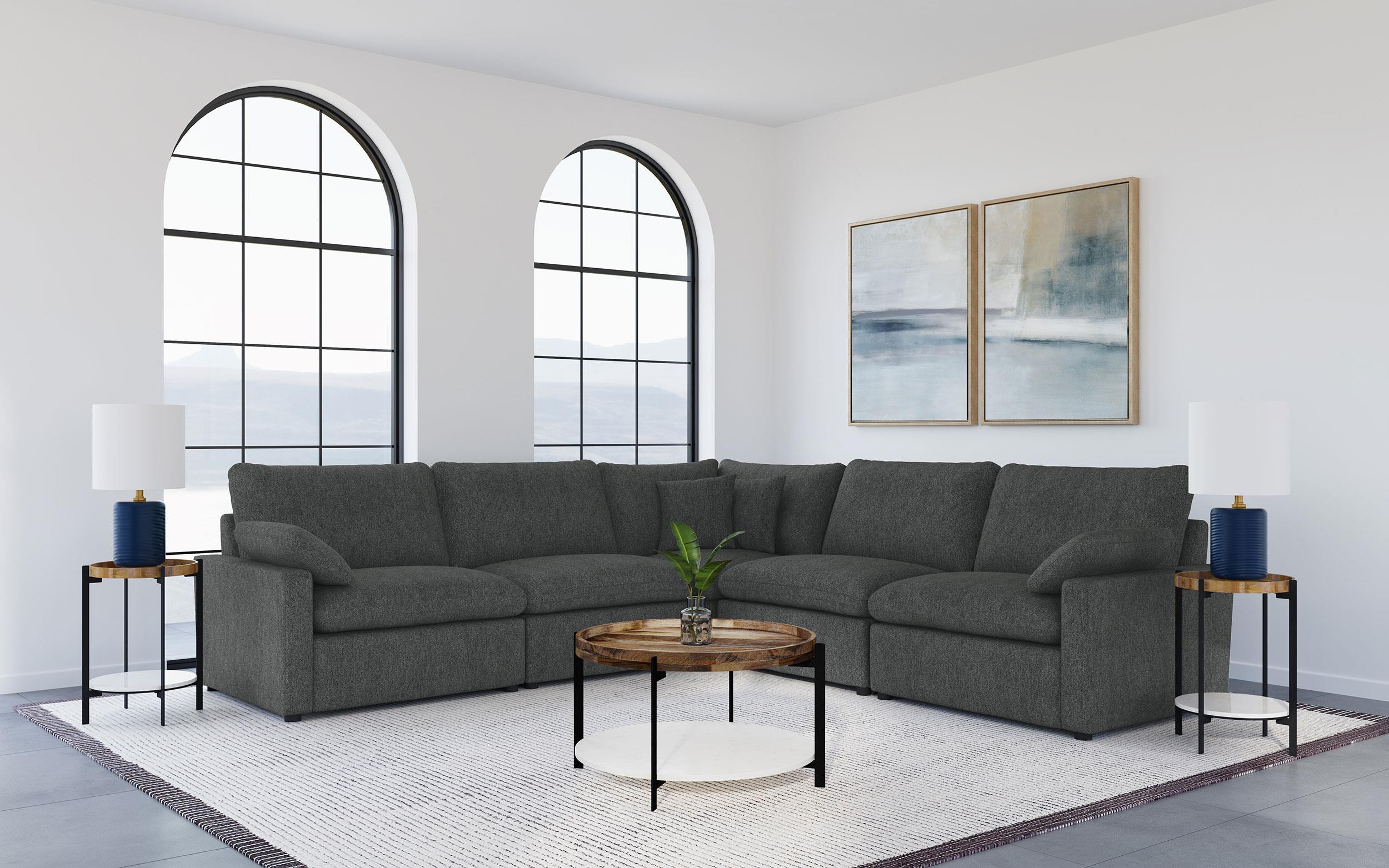 Collins Armless chair - Luxury Home Furniture (MI)