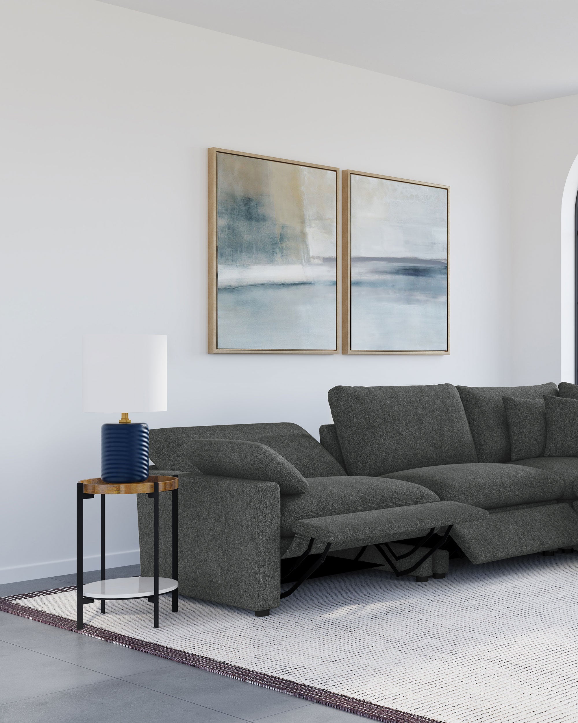 Collins Recling Sectionals - Luxury Home Furniture (MI)