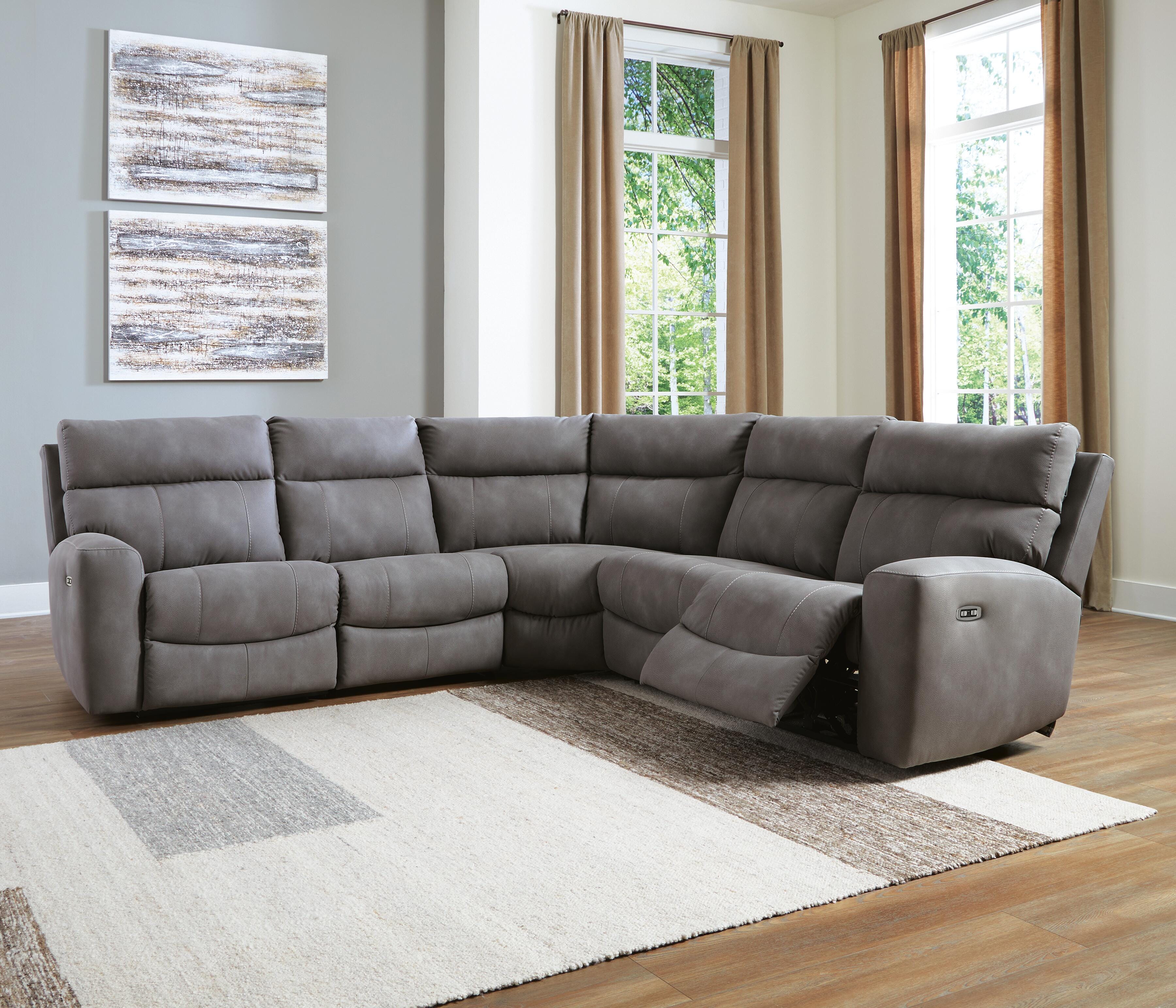 Next-Gen DuraPella Power Reclining Sectional - Luxury Home Furniture (MI)