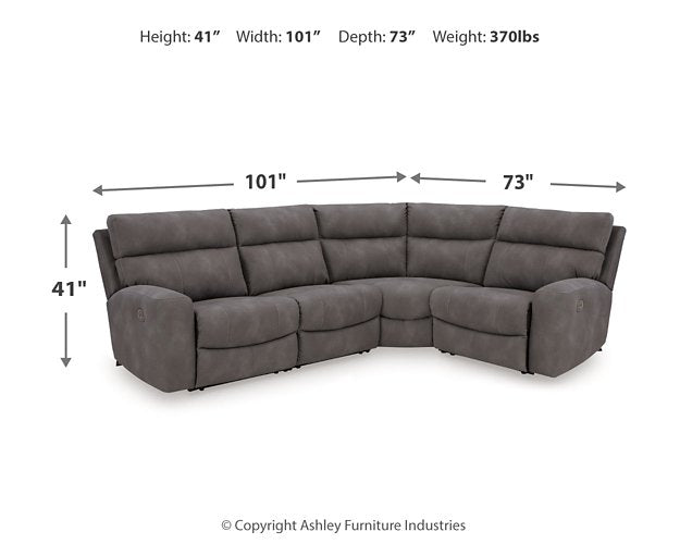 Next-Gen DuraPella Power Reclining Sectional - Luxury Home Furniture (MI)