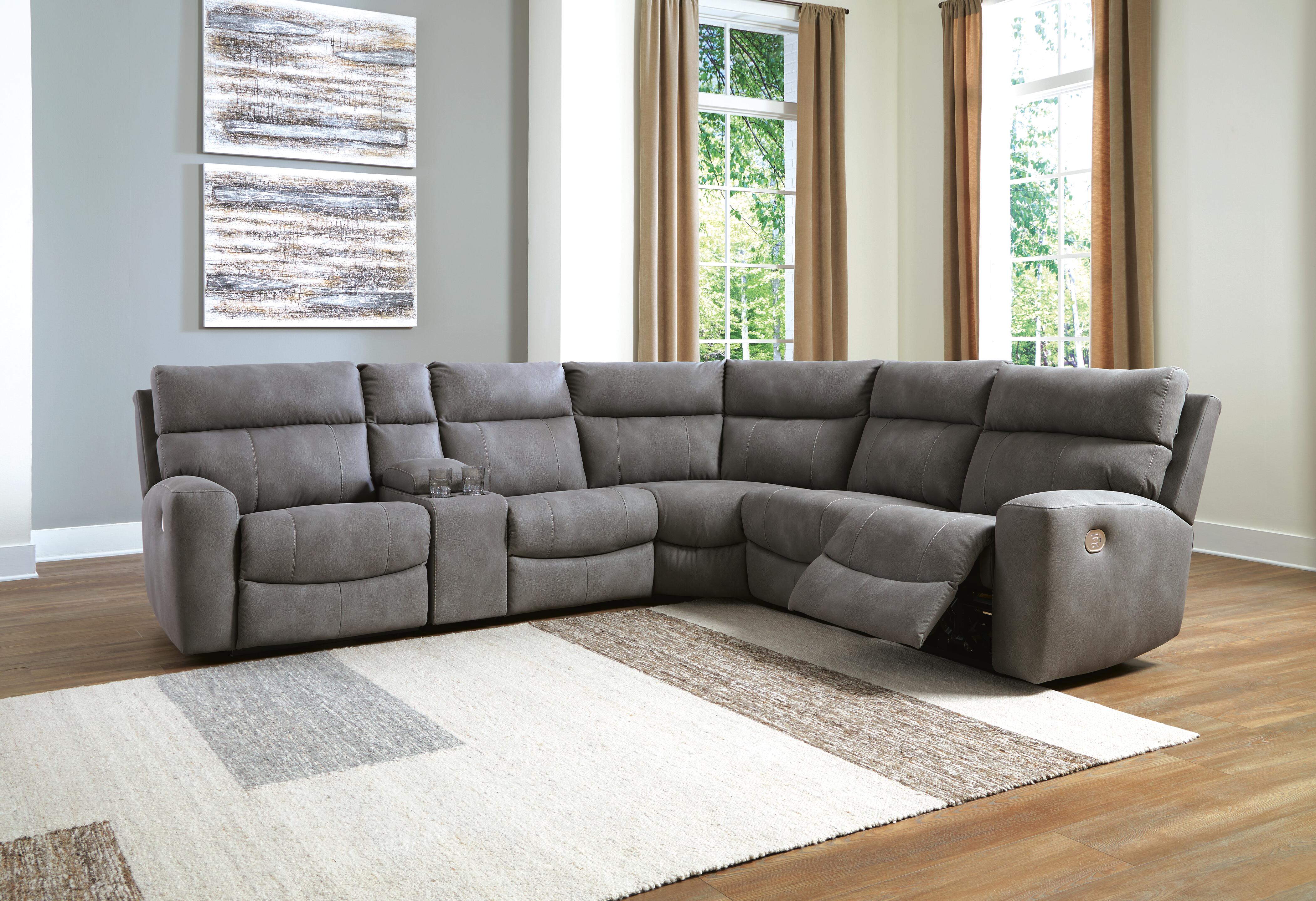 Next-Gen DuraPella Power Reclining Sectional - Luxury Home Furniture (MI)