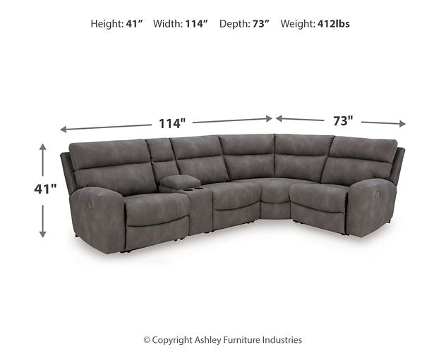 Next-Gen DuraPella Power Reclining Sectional - Luxury Home Furniture (MI)