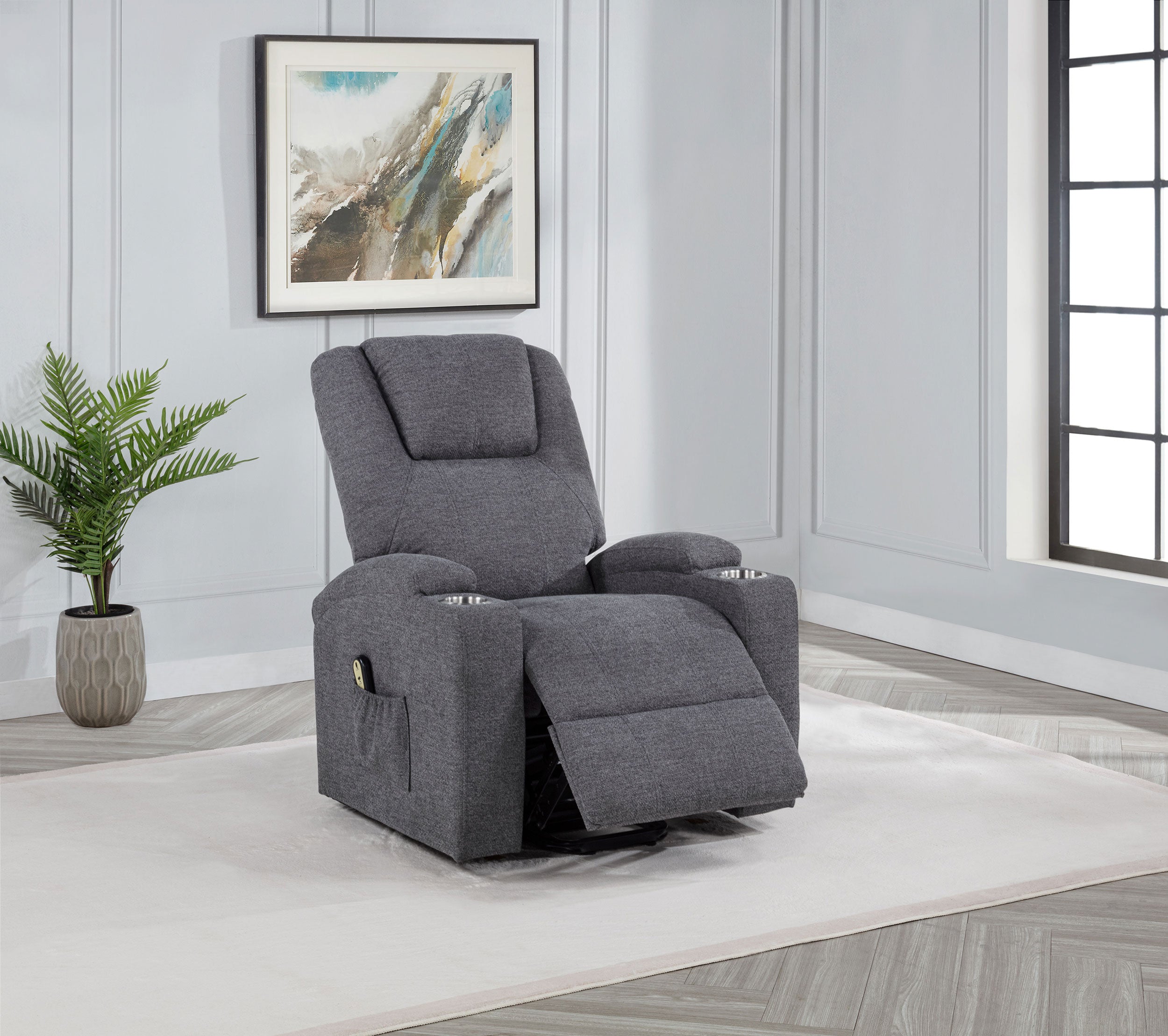 Louie Power Lift Massage Recliner