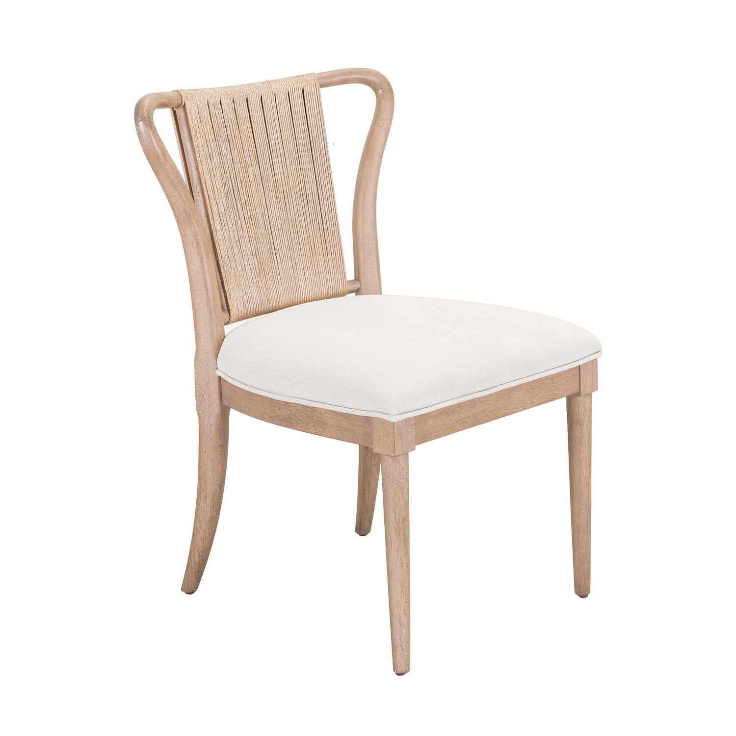 Sheridan Pointe Shaped Corded Back Side Chair (RTA) - Luxury Home Furniture (MI)