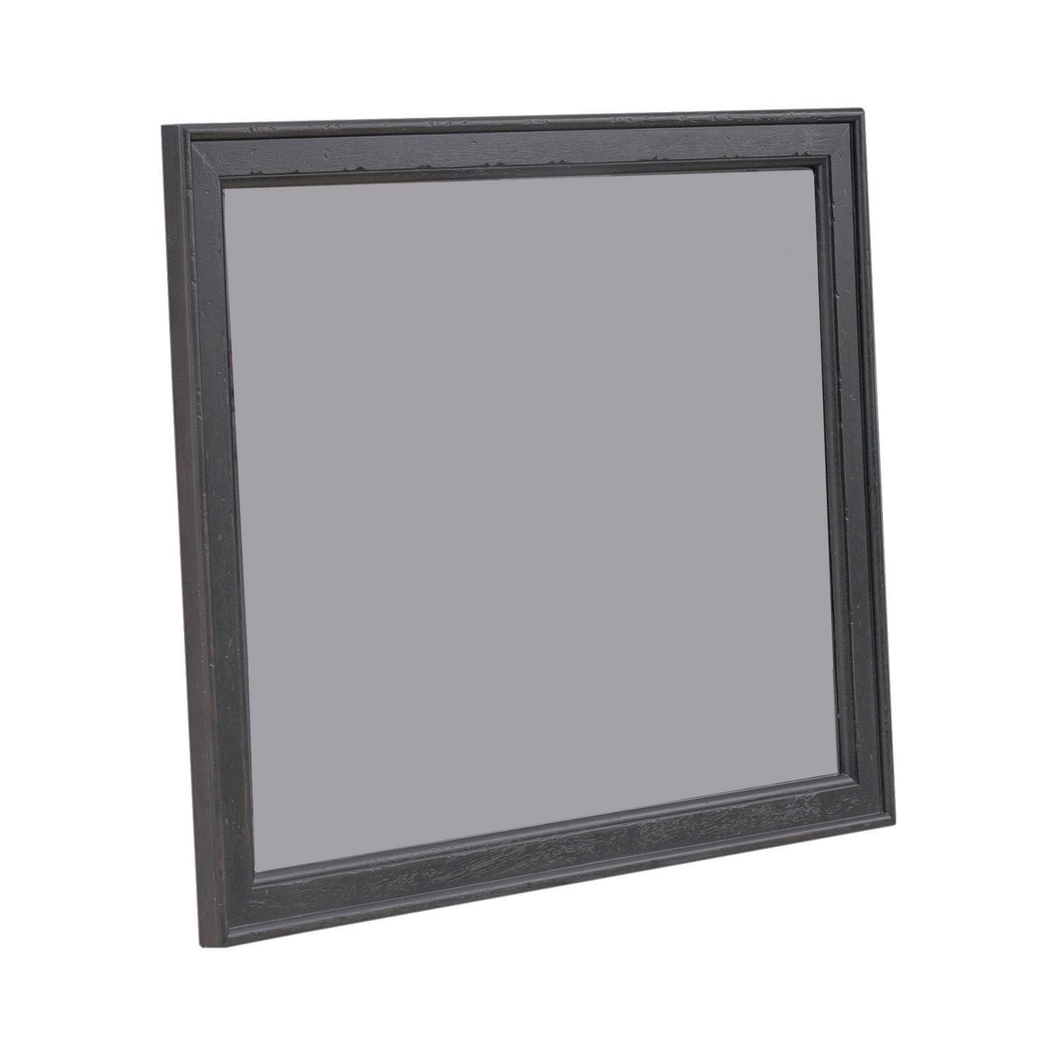 Americana Farmhouse Landscape Mirror in Black - Luxury Home Furniture (MI)