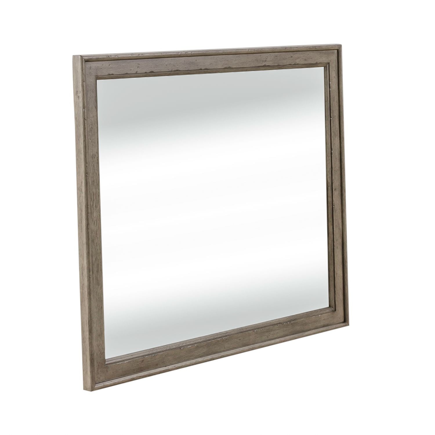 Americana Farmhouse Landscape Mirror in Dusty Taupe and Black - Luxury Home Furniture (MI)