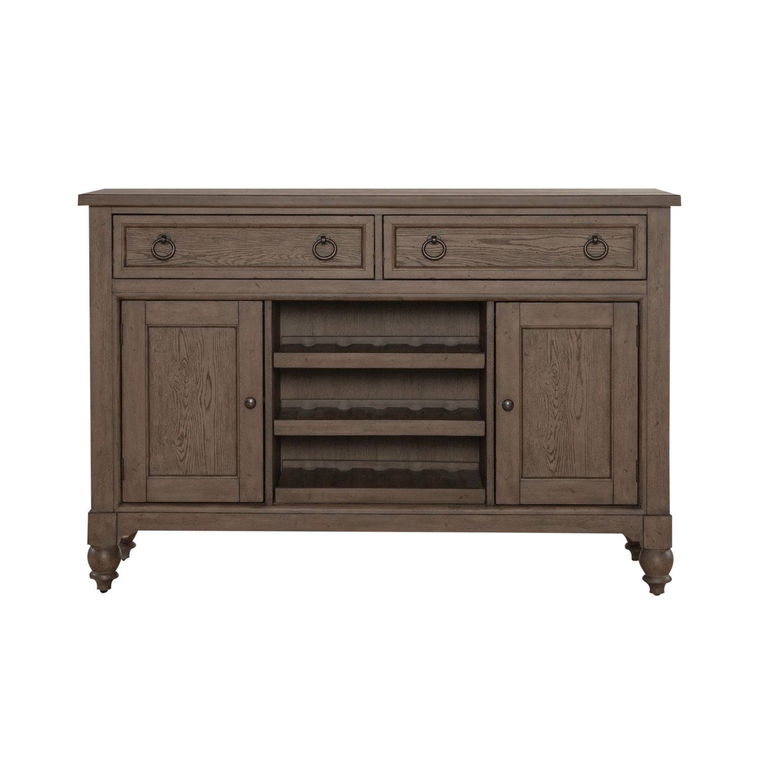 Americana Farmhouse Buffet in Dusty Taupe - Luxury Home Furniture (MI)