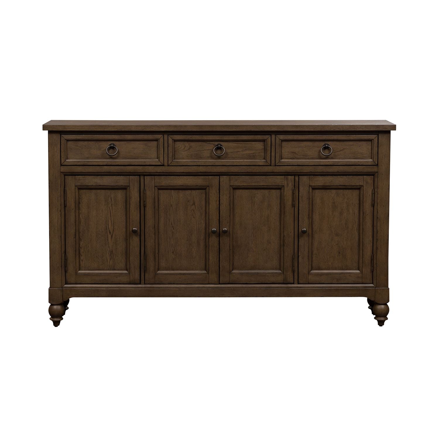 Americana Farmhouse Hall Buffet in Dusty Taupe - Luxury Home Furniture (MI)