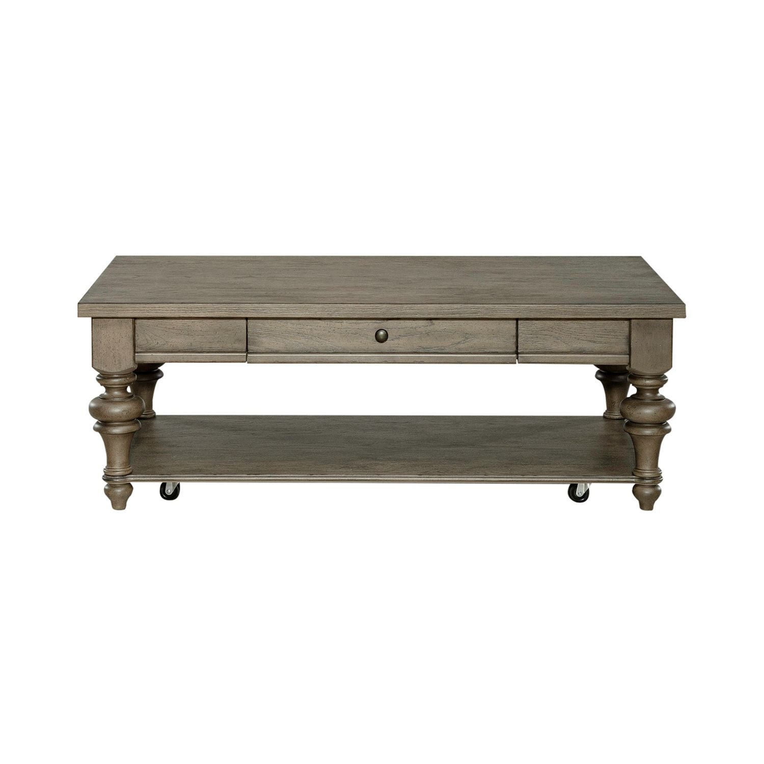 Americana Farmhouse Rectangular Cocktail Table in Dusty Taupe - Luxury Home Furniture (MI)