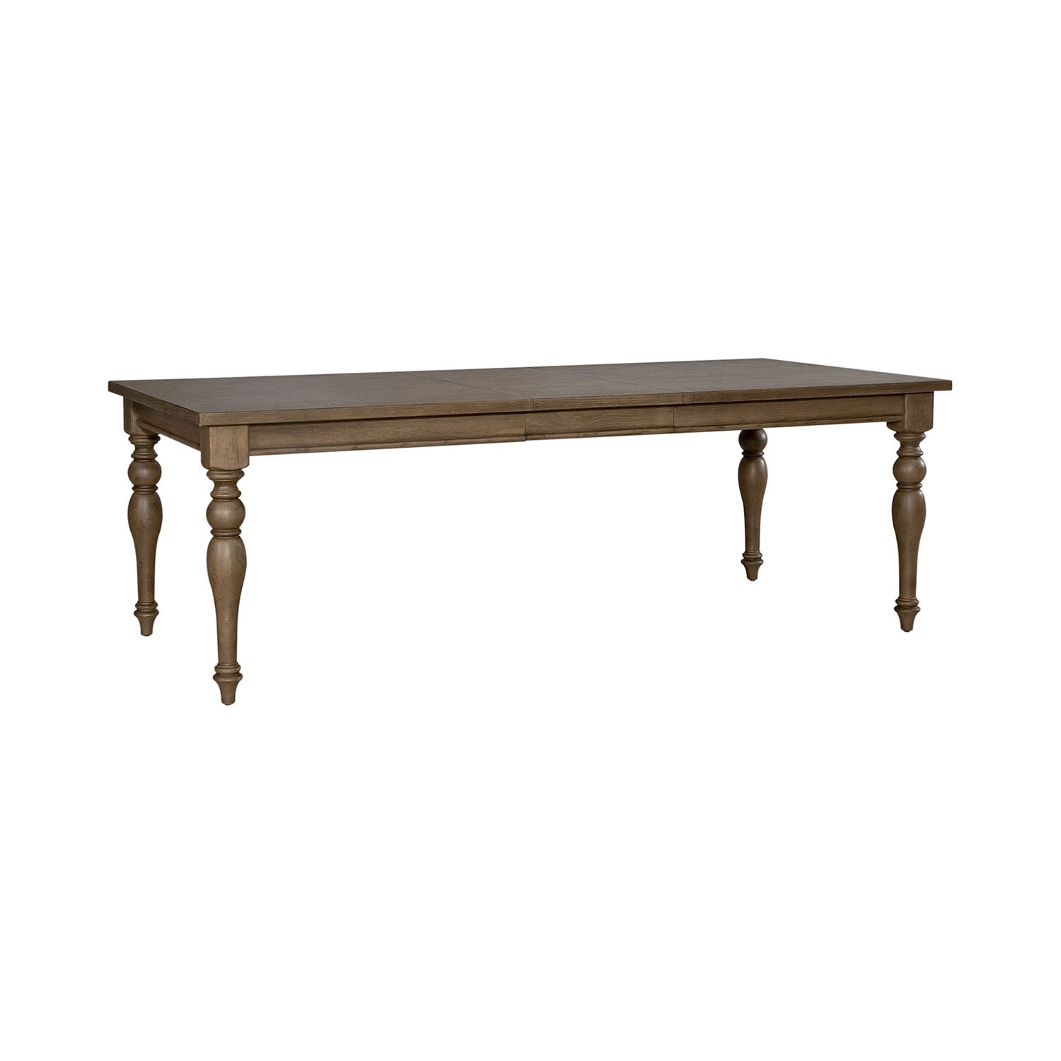 Americana Farmhouse Rectangular Leg Table in Dusty Taupe & Black - Luxury Home Furniture (MI)