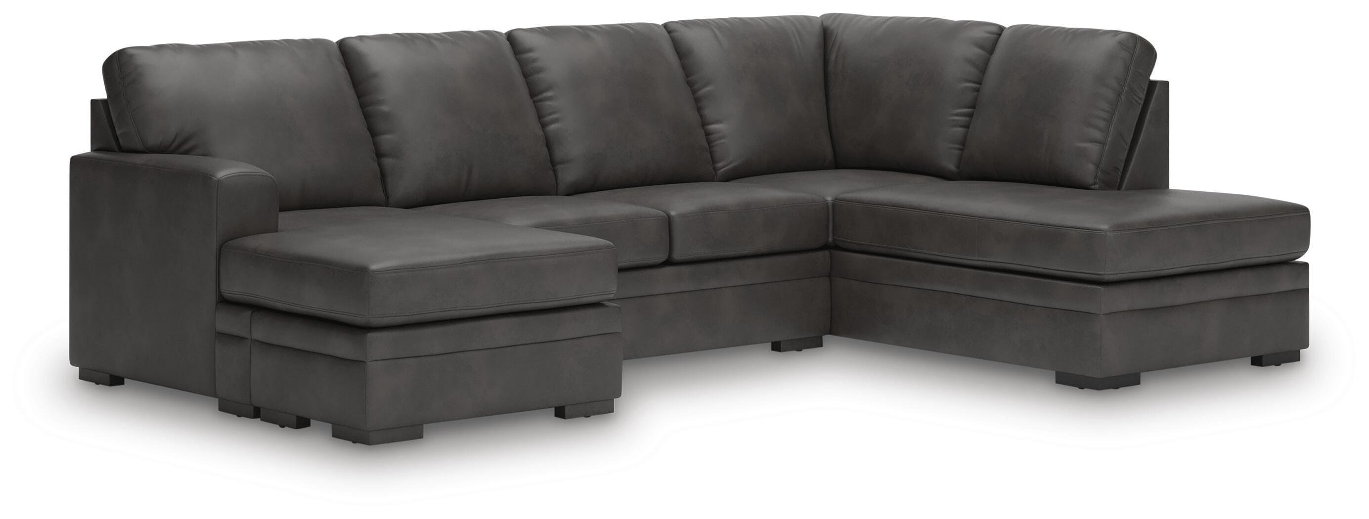 Lofton-Pike Sectional with Chaise - Luxury Home Furniture (MI)