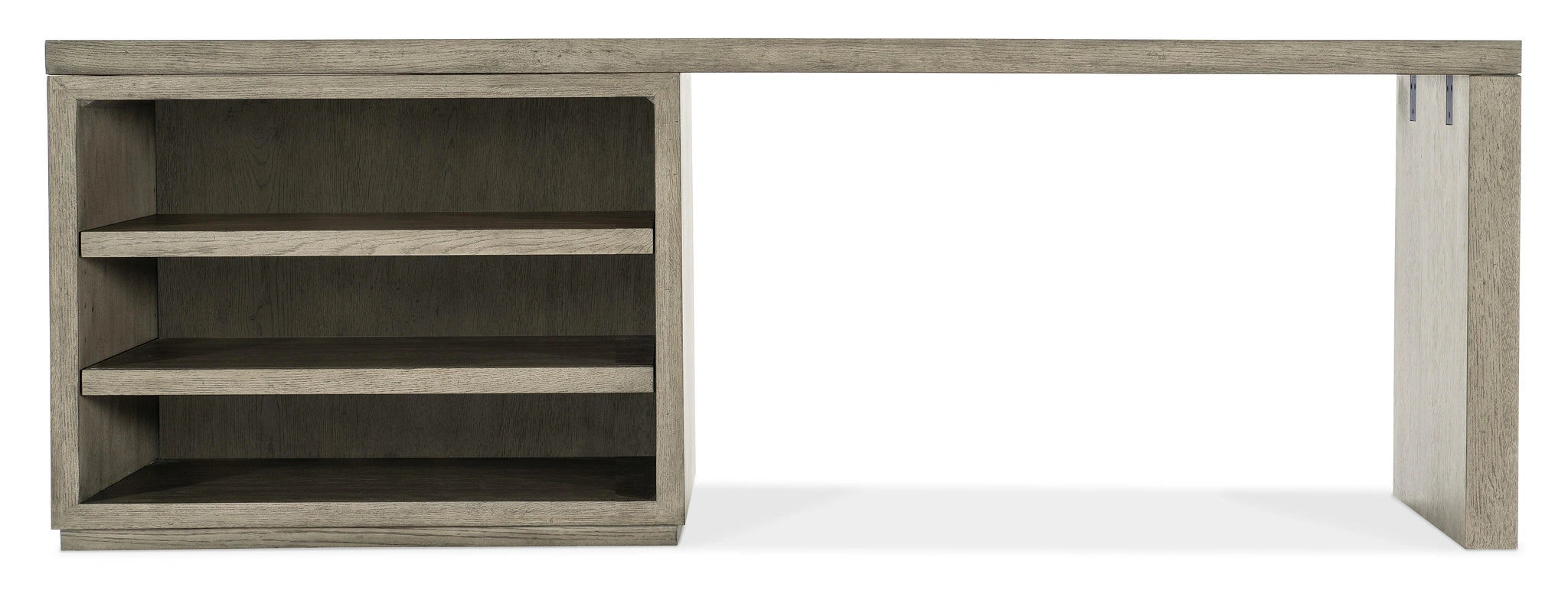 Linville Falls 84" Desk with Open Desk Cabinet