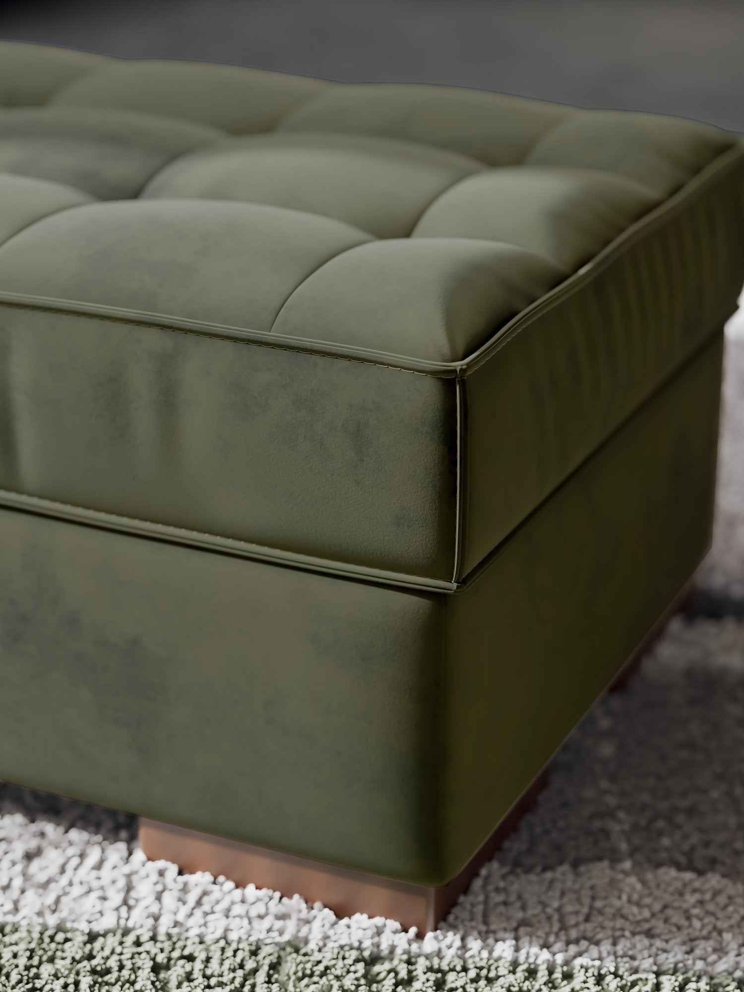 Caspian-Town Oversized Accent Ottoman - Luxury Home Furniture (MI)