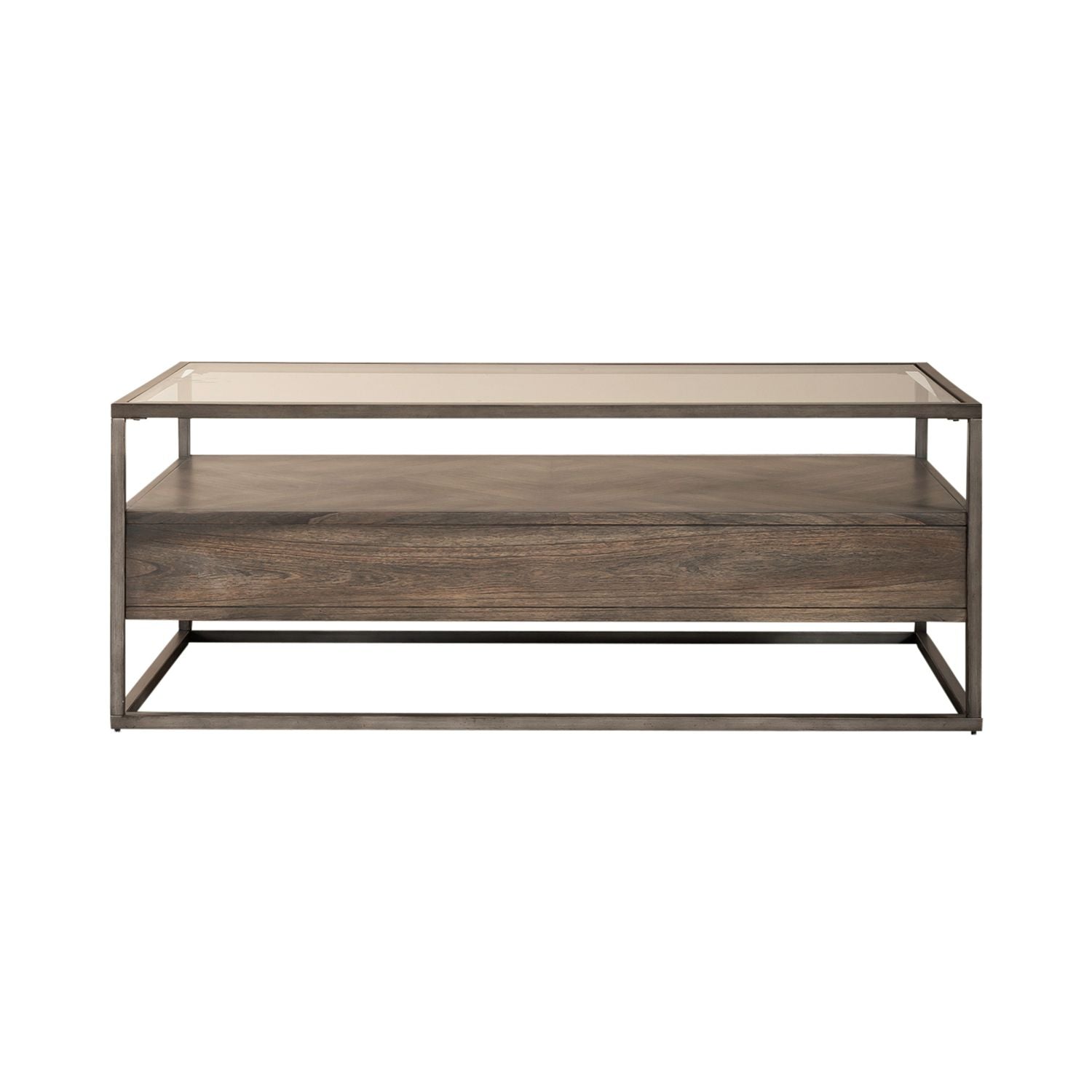 Jamestown Rectangular Cocktail Table in Brown image