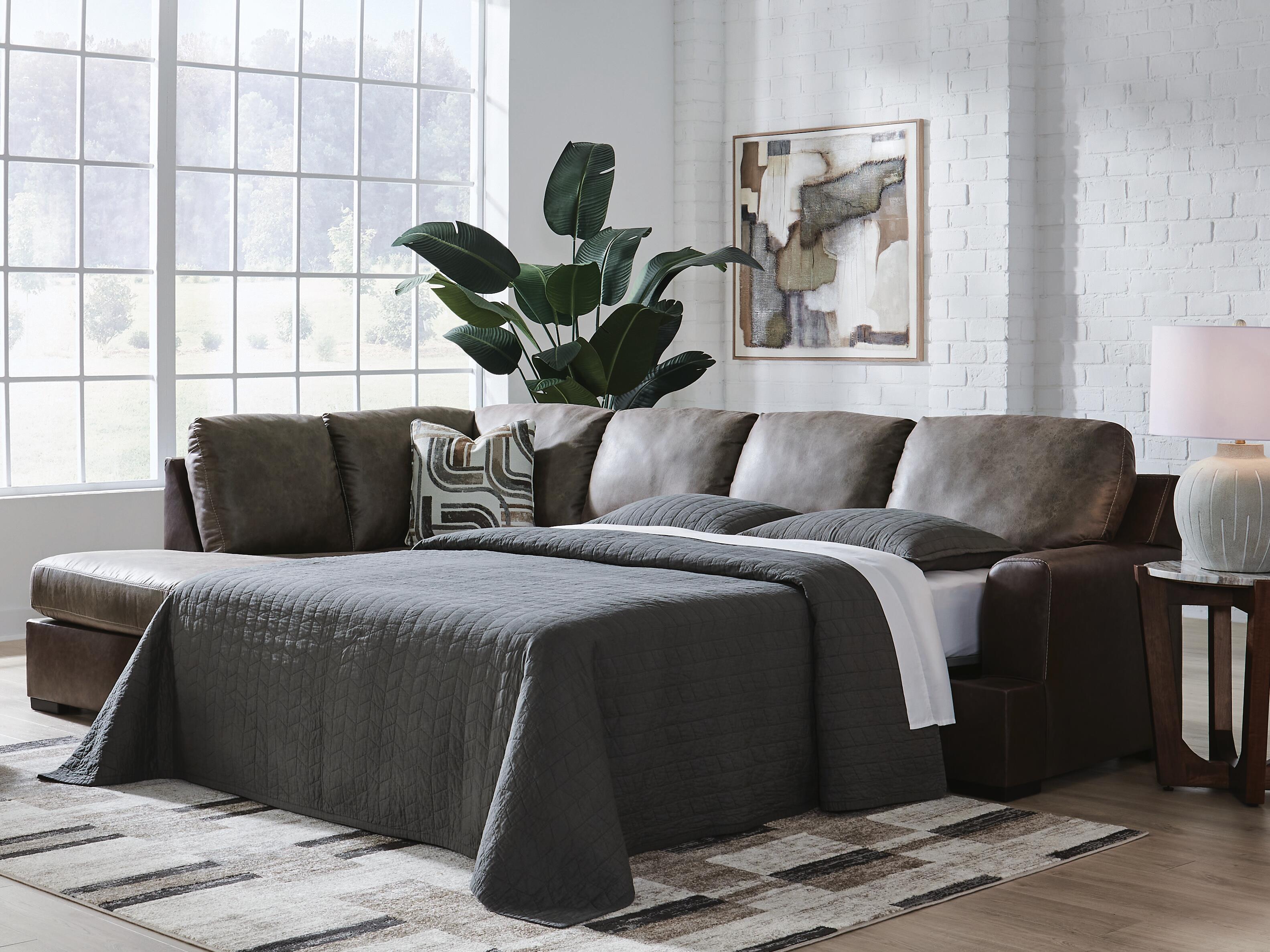 Castille Way Sleeper Sectional with Chaise - Luxury Home Furniture (MI)
